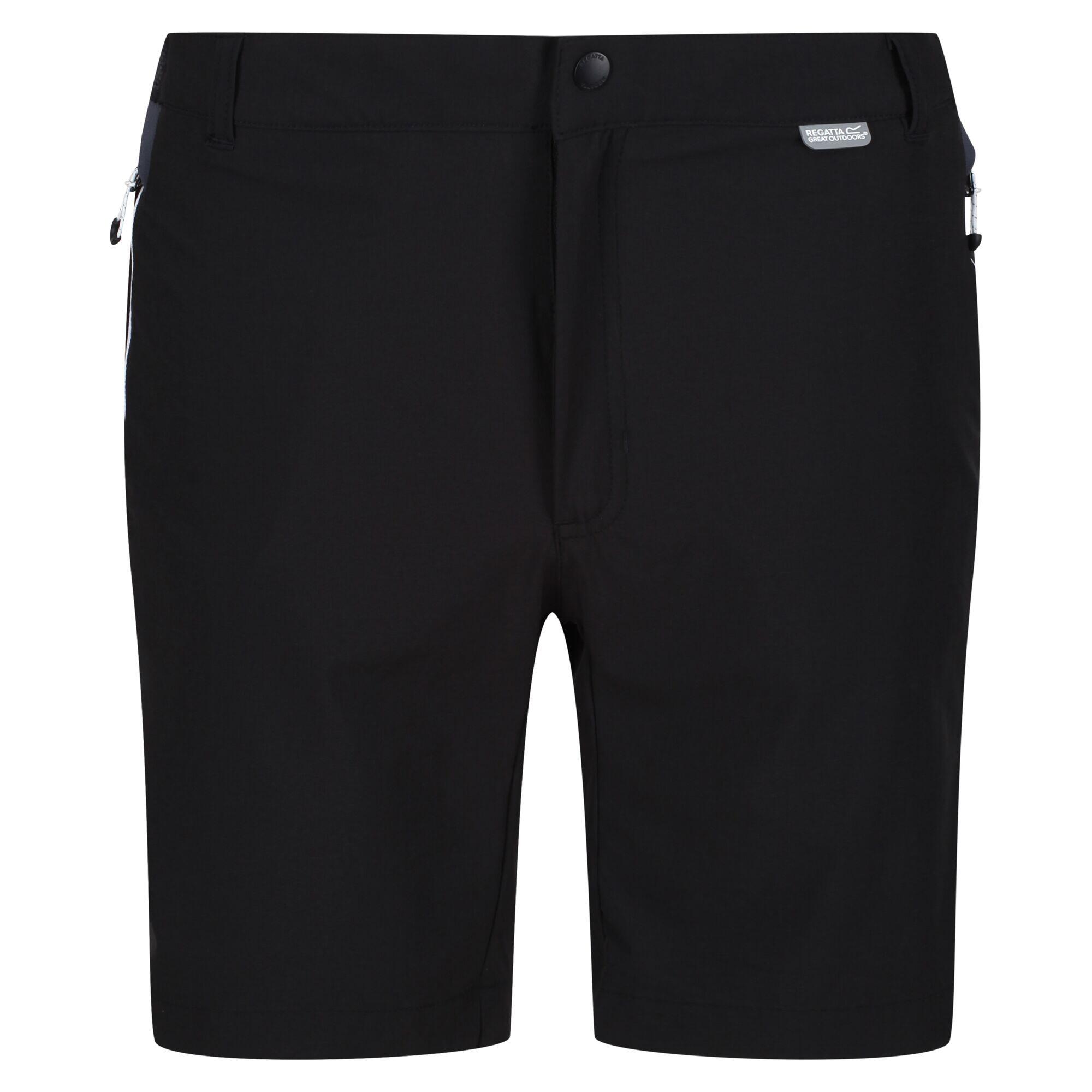 REGATTA Mens Mountain II Shorts (Black/India Grey)