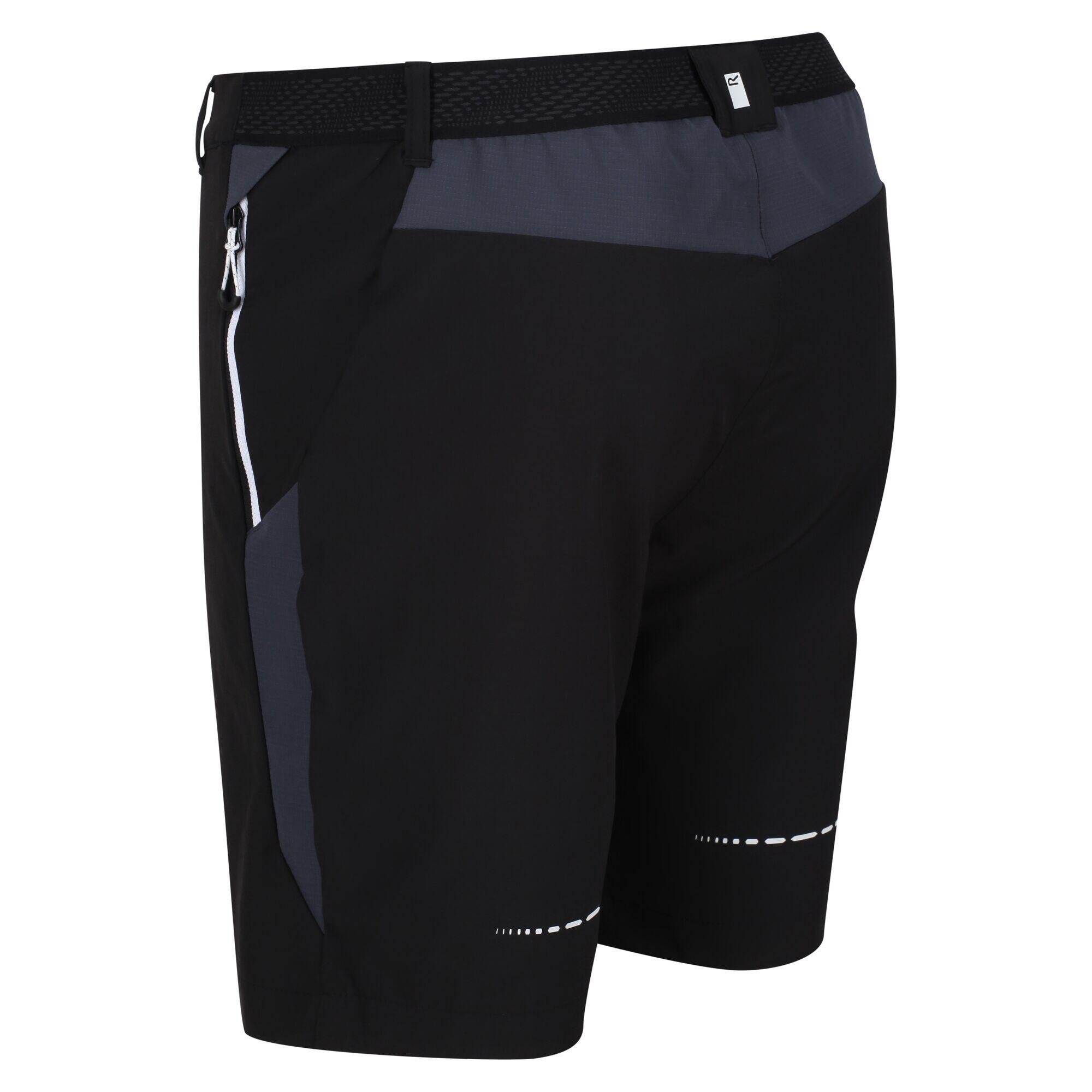 Mens Mountain II Shorts (Black/India Grey) 3/5