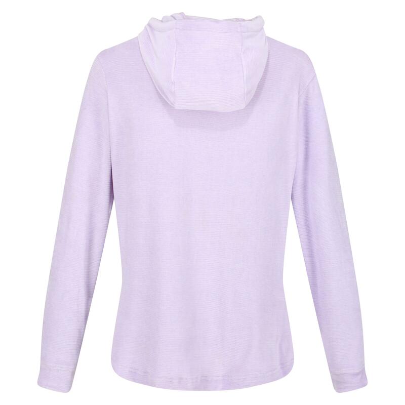 Sudadera Chandra Sobre la Cabeza para Mujer Lila Pastel