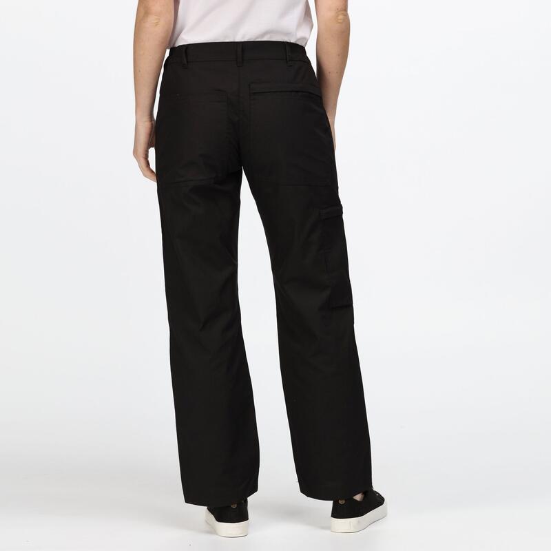 Pantalones Repelentes al Agua New Action para Mujer Negro