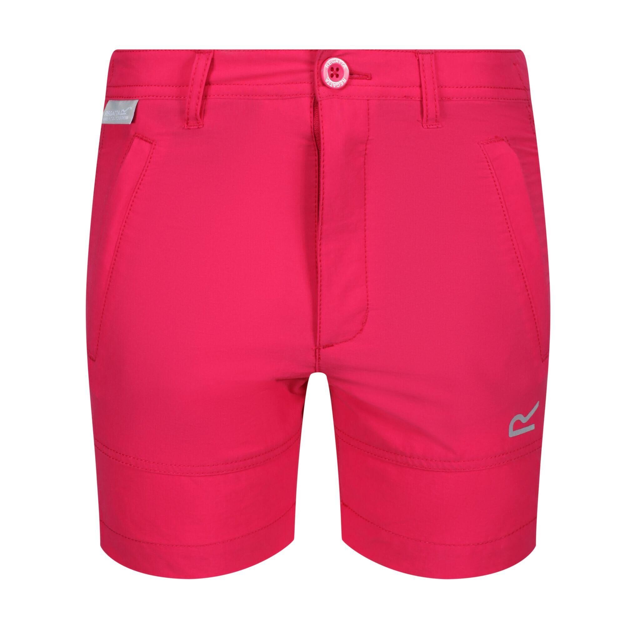 REGATTA Childrens/Kids Highton Shorts (Duchess Pink)