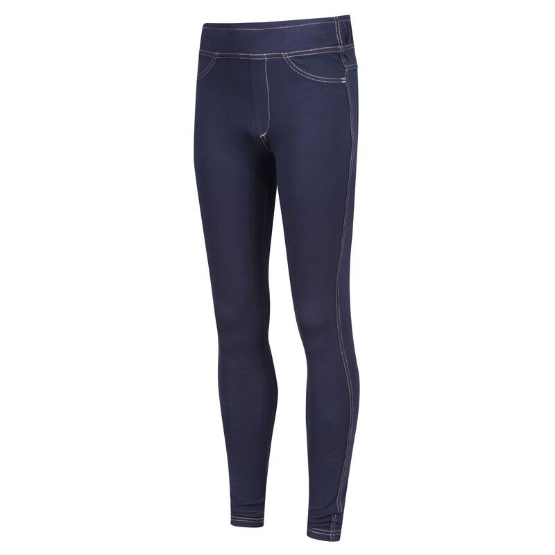 "Abbeline" Leggings für Mädchen Indigo-Jeansblau