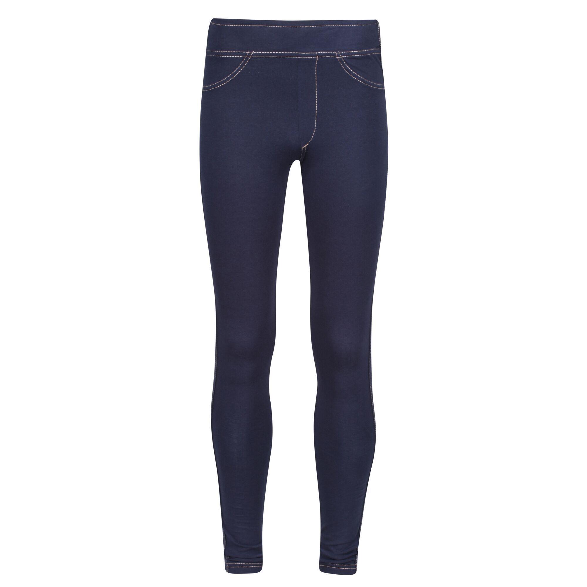 Girls Abbeline Leggings (Indigo Denim) 1/5