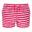 Pantaloncini Casual Strisce Bambini Regatta Dayana Pink Fusion Bianco