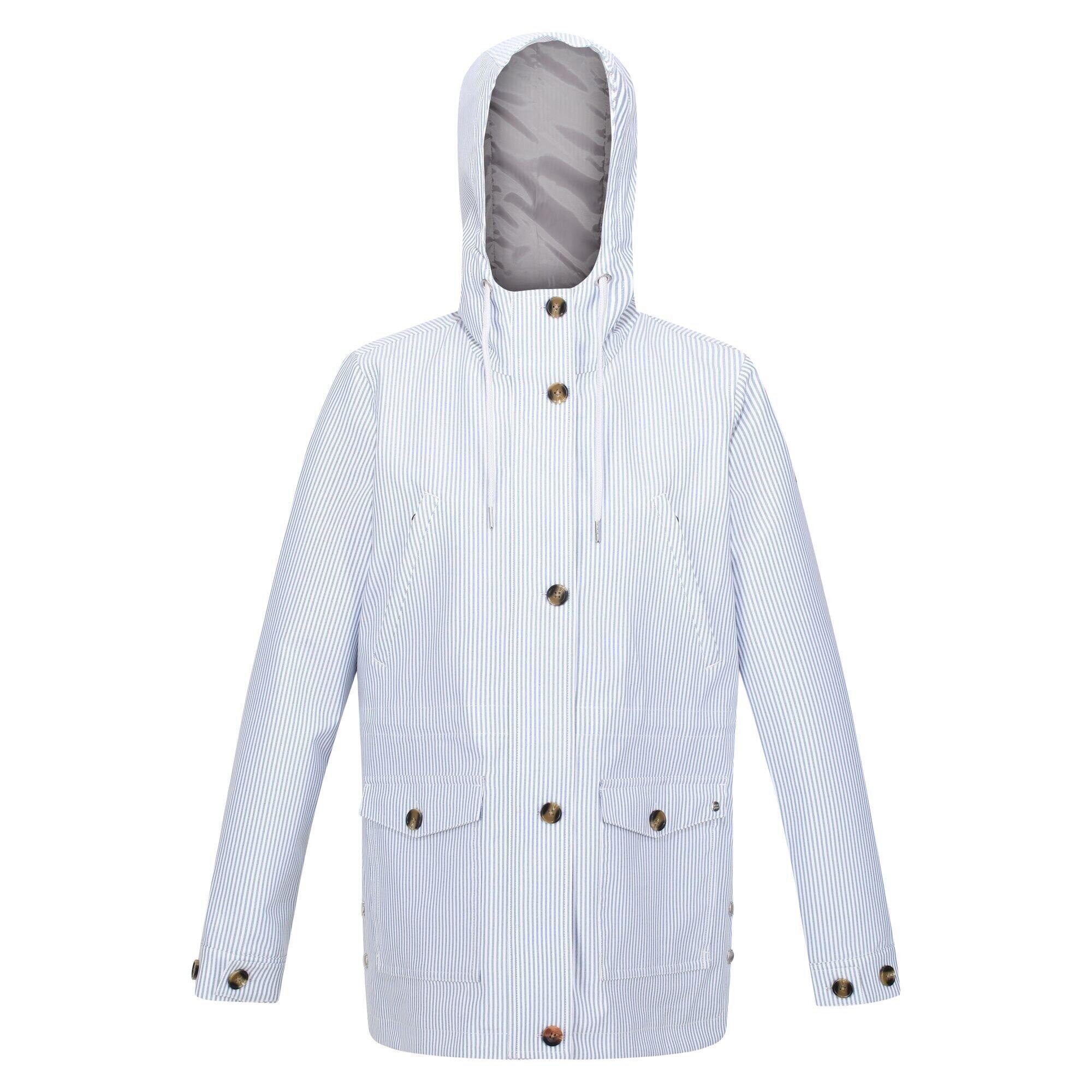 Striped waterproof deals jacket