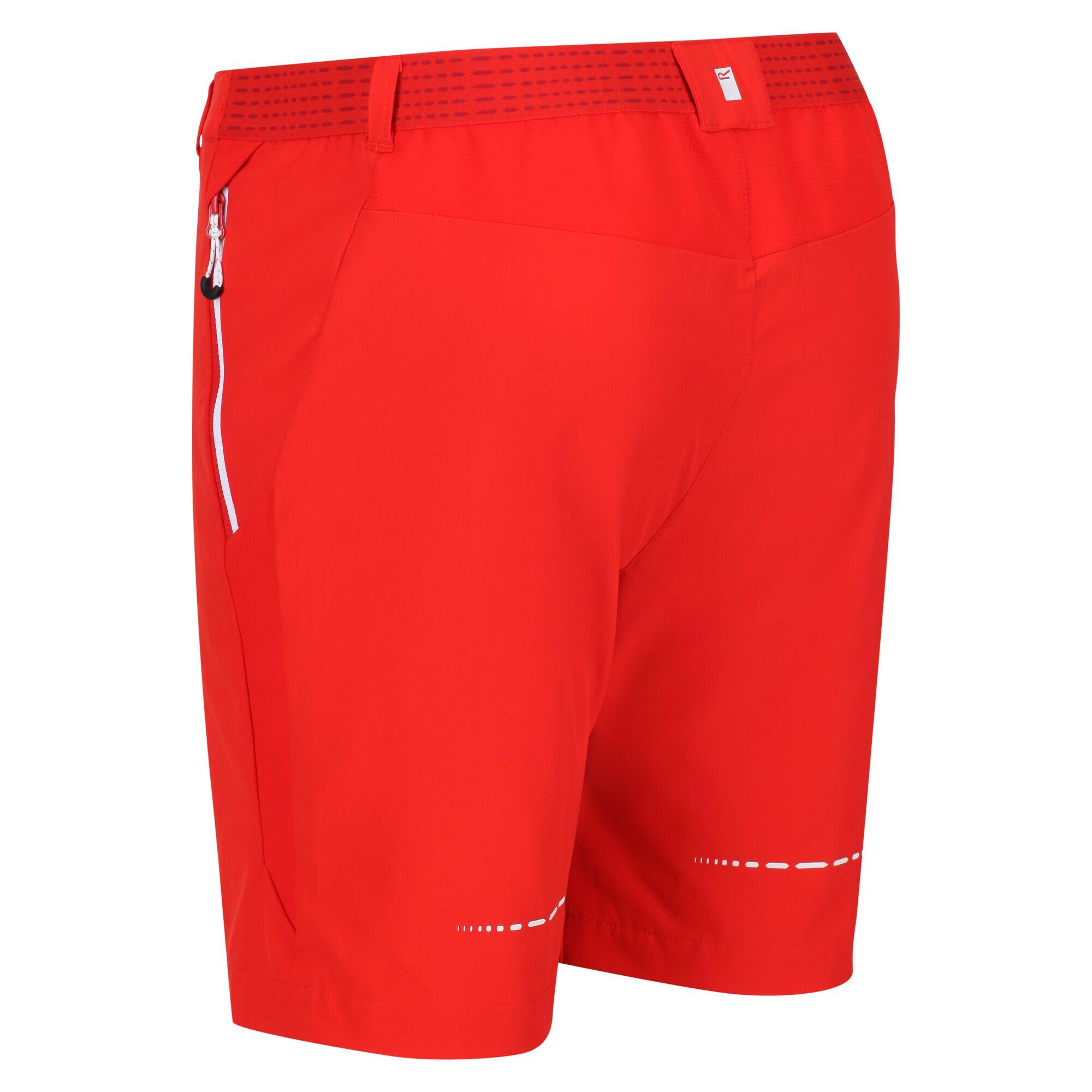 Mens Mountain II Shorts (Fiery Red) 3/5