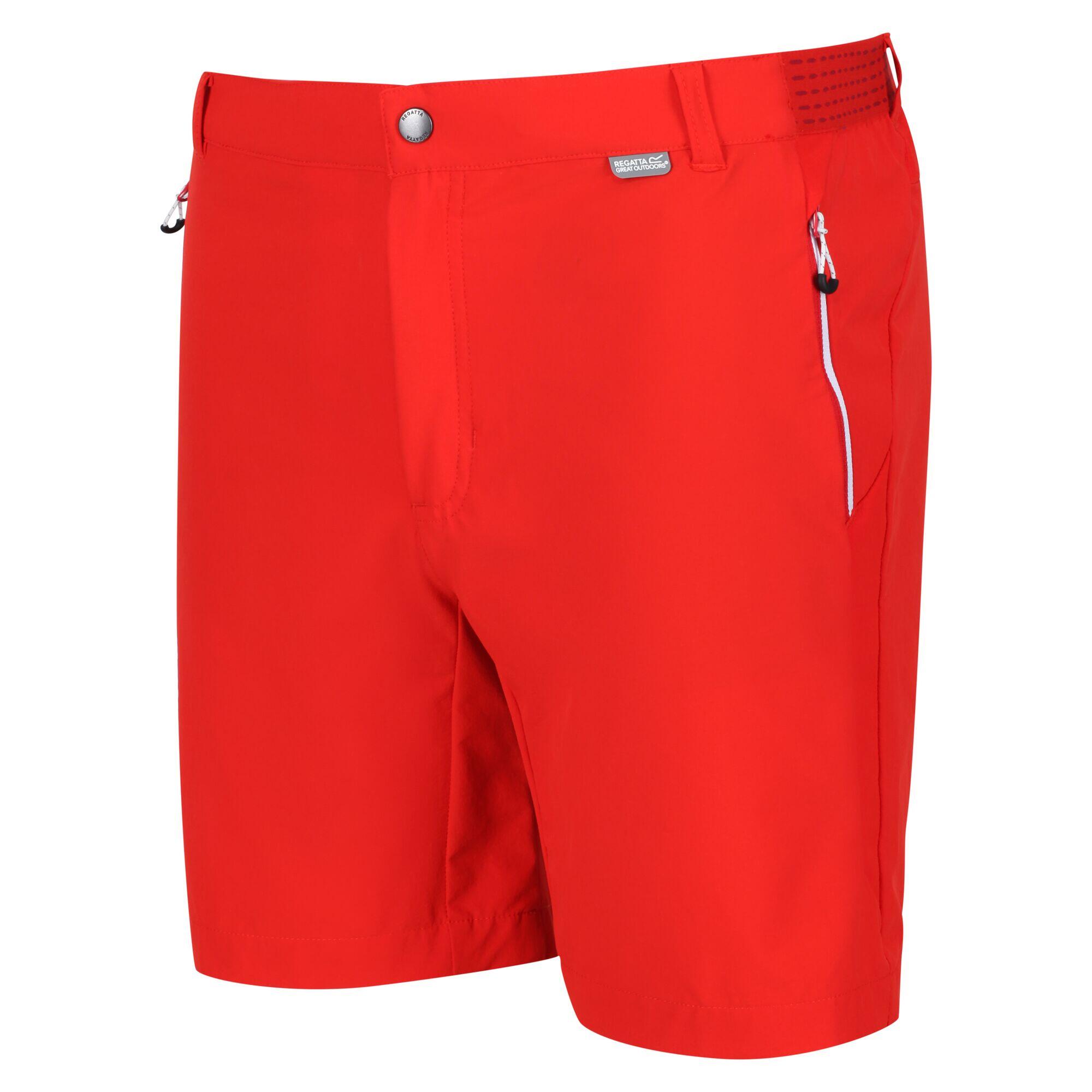 Mens Mountain II Shorts (Fiery Red) 4/5
