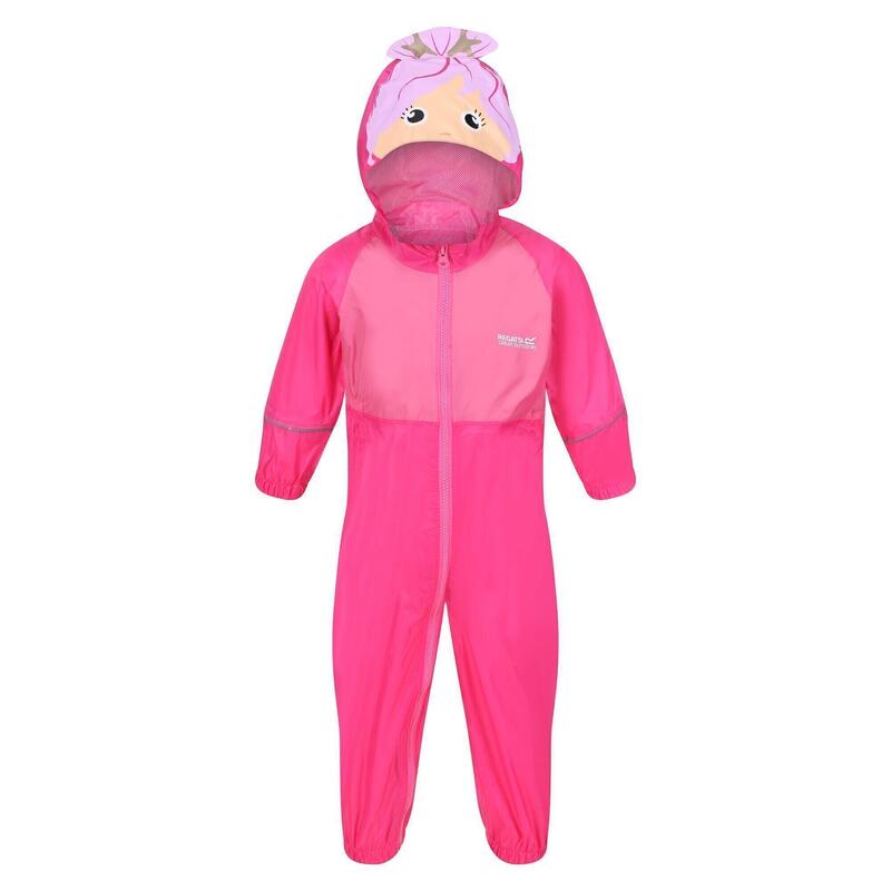 Traje Impermeable Charco Sirena para Niños/Niñas Atardecer en Santorini