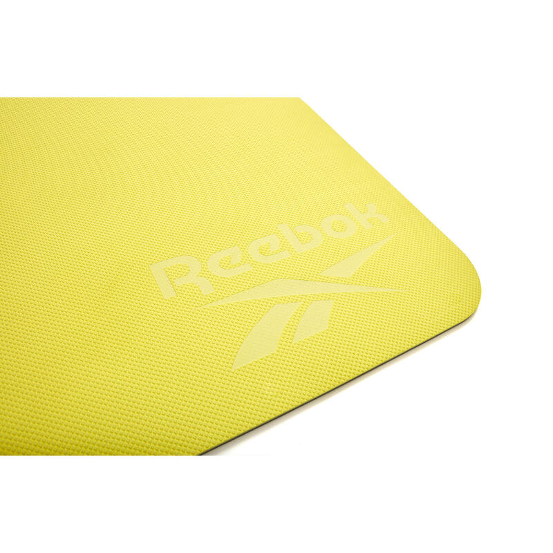 Reebok Yogamatte, 6mm, doppelseitig, Grün