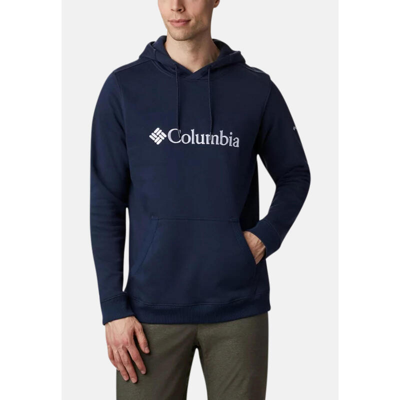 Férfi pulóver, Columbia CSC Basic Logo II Hoodie, sötétkék