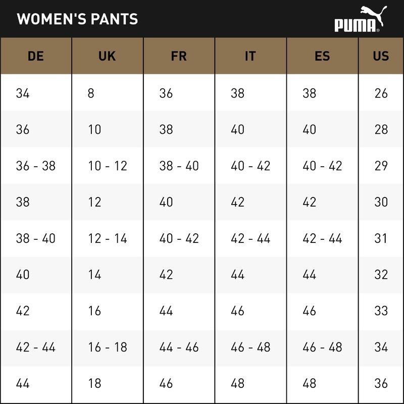 Pantalones de cintura alta Mujer PUMA Evostripe Negro