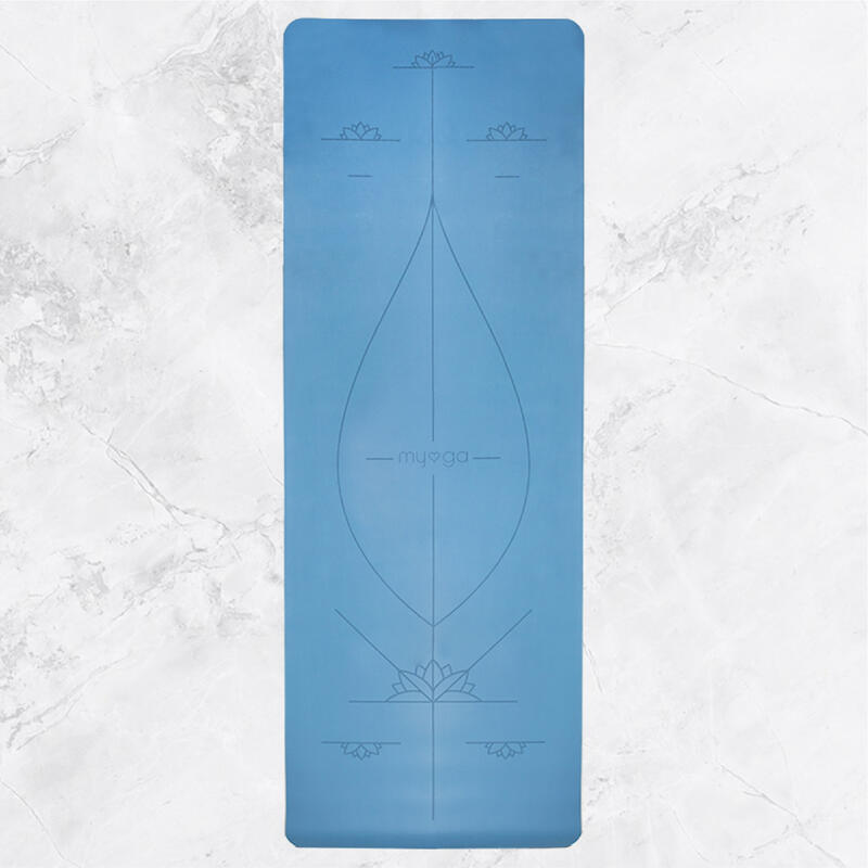 Saltea de yoga Myga - cauciuc XL Alignment 6mm