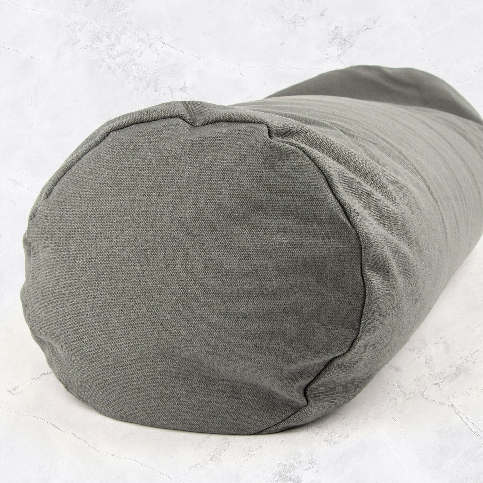 Myga Buckwheat Support Bolster Pillow - Grey 5/8