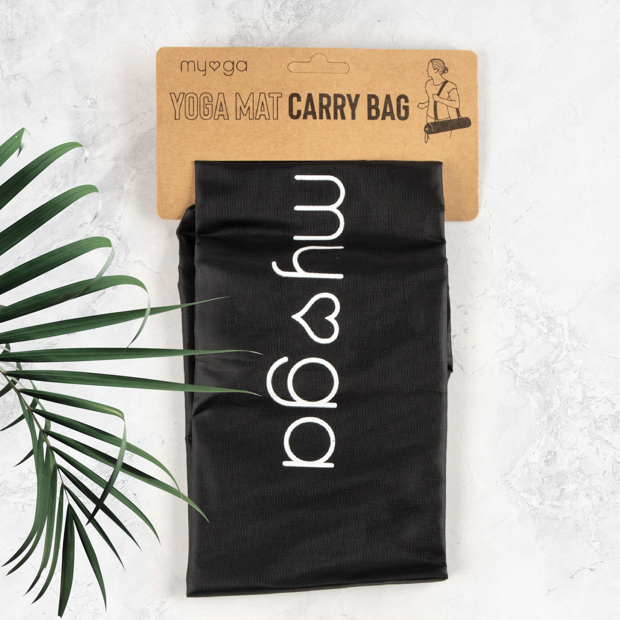 Myga Yoga Mat Carry Bag - Black 2/7
