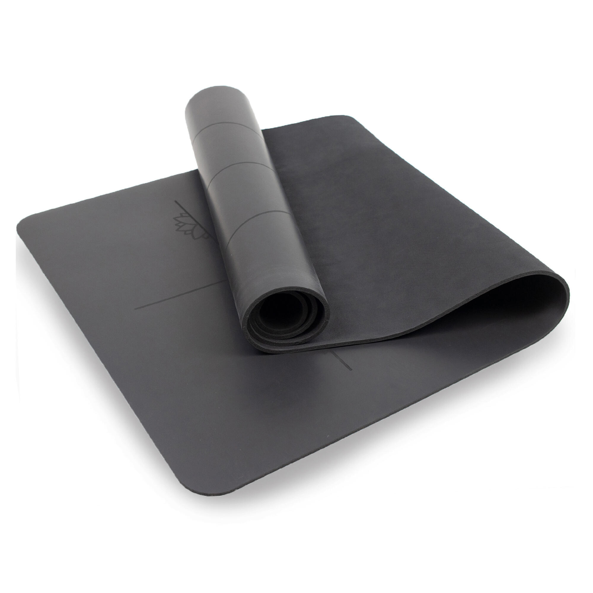 Tapis de yoga extra large - Noir 2/7
