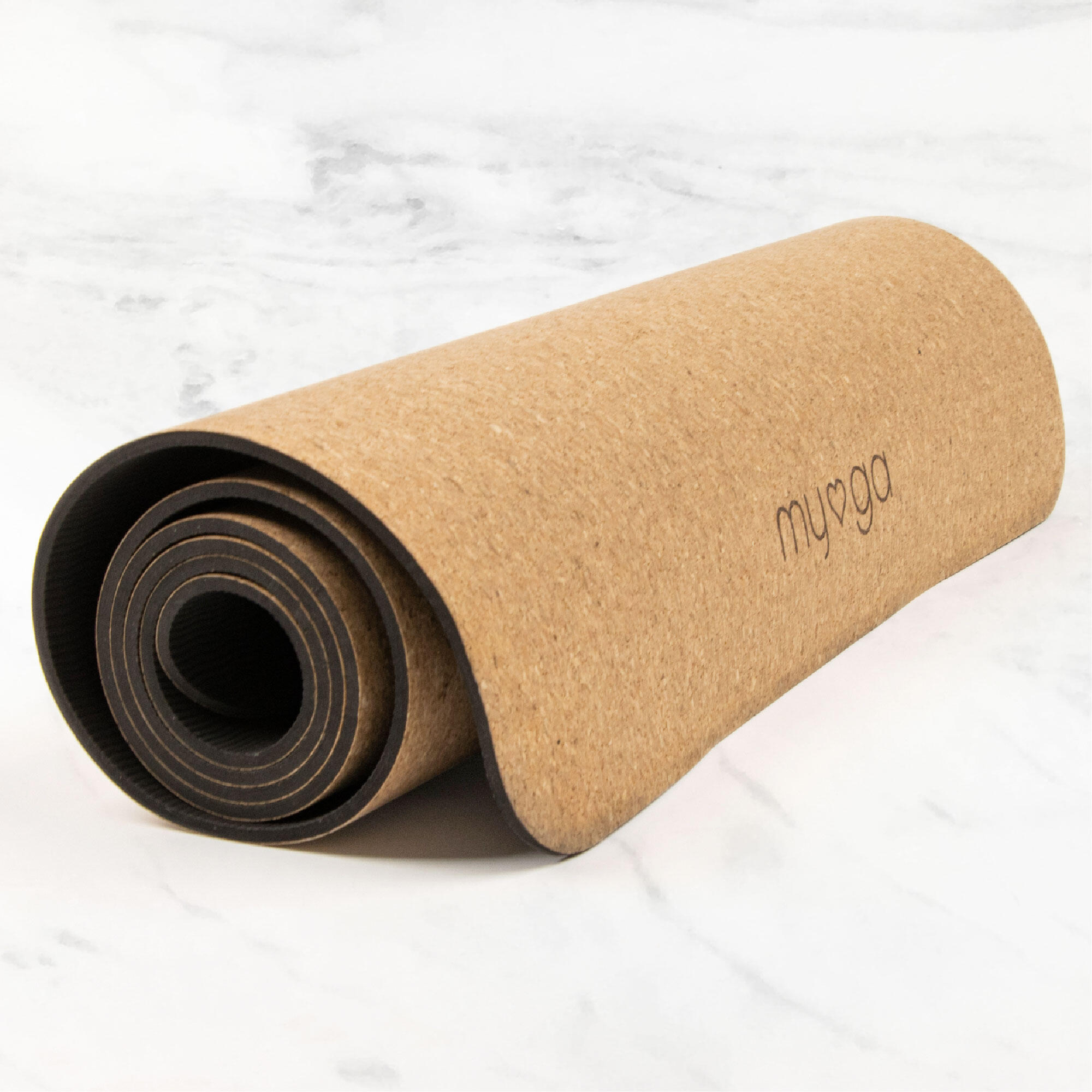 Myga Extra Large Cork Mat 3/6