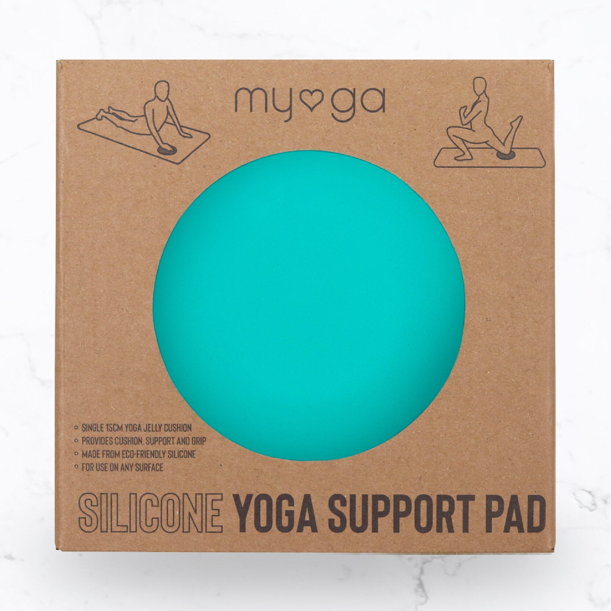 Myga Yoga Support Jelly Pad - Plum MYGA - Decathlon
