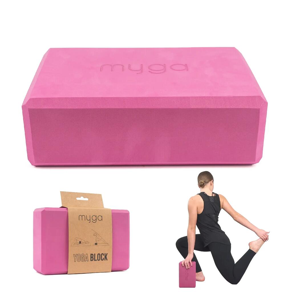 Myga Foam Yoga Block - Plum