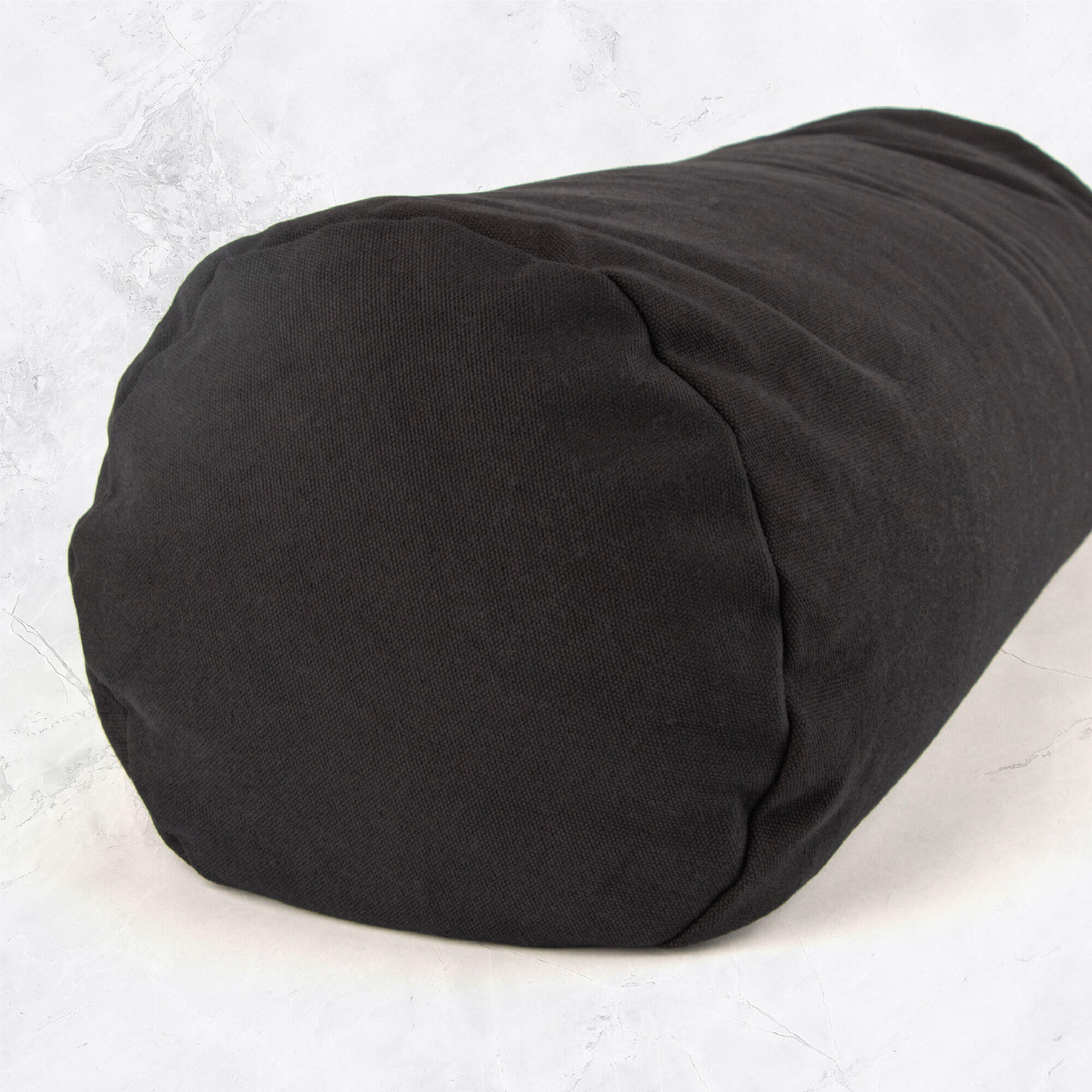 Myga Buckwheat Support Bolster Pillow - Black 5/8