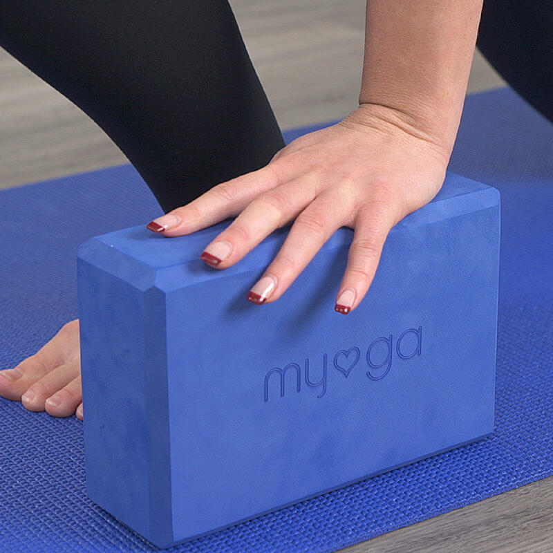 Myga Foam Yoga Block - Royal Blue
