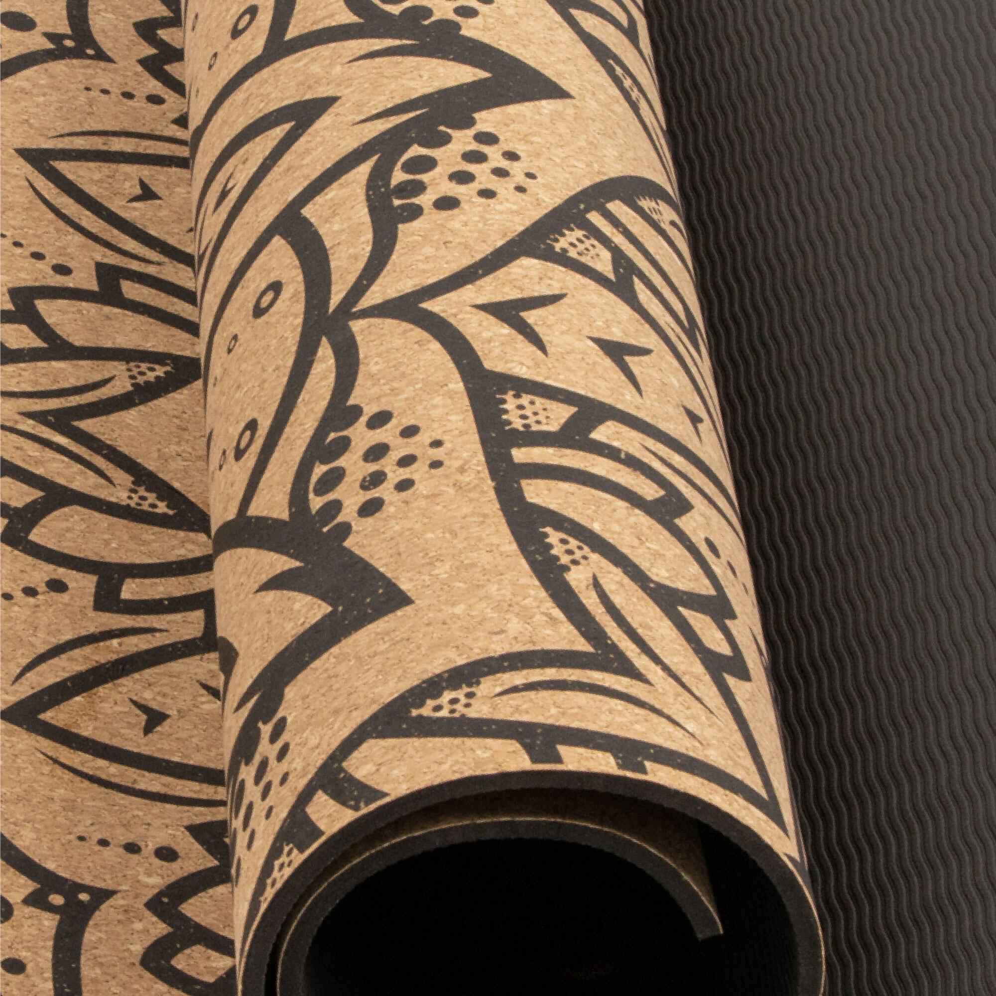 Extra große Kork-Yogamatte - Mandala 7/7