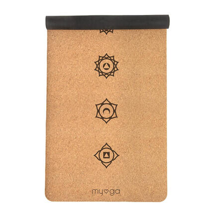 Tapis de Yoga Myga - Chakra 6mm XL Liege
