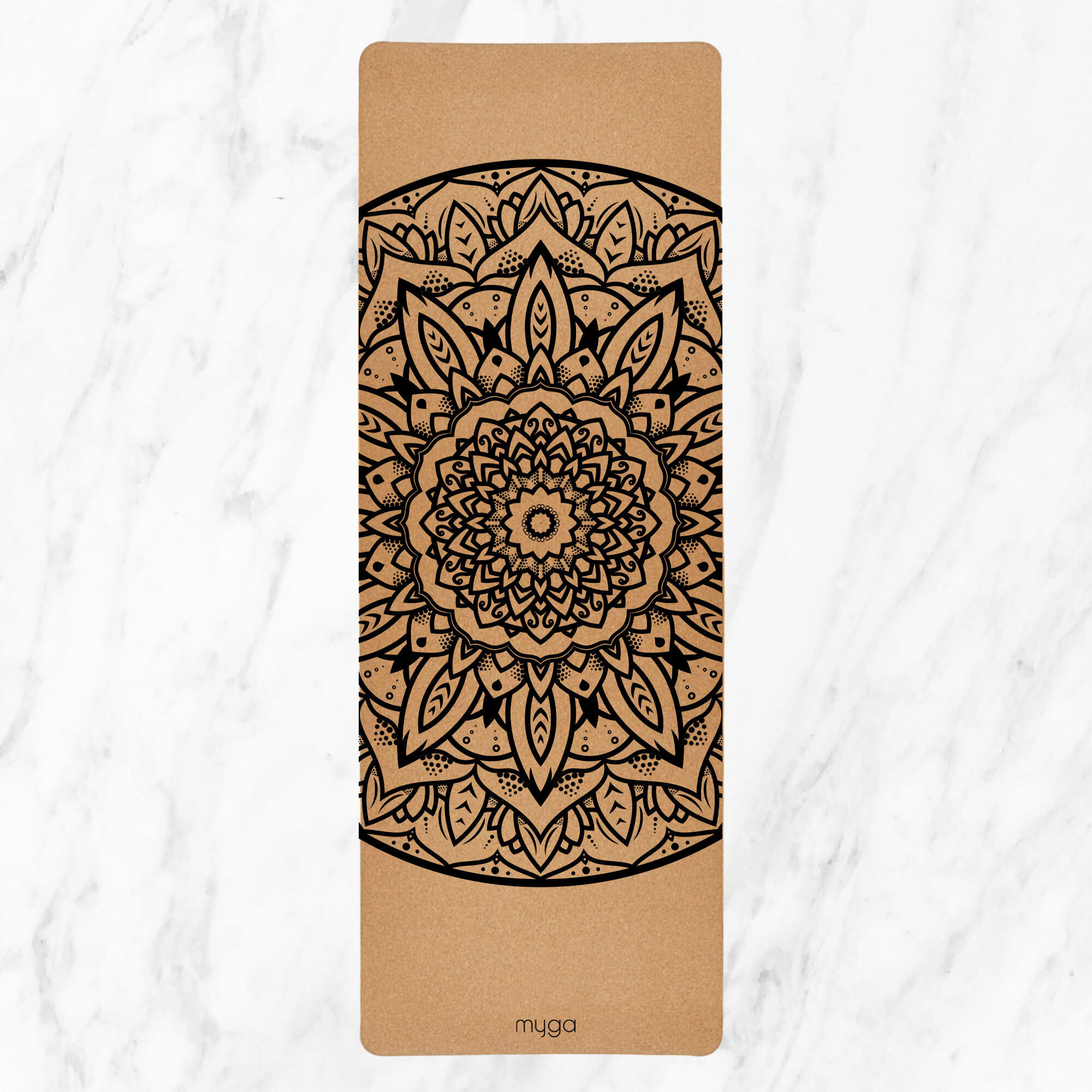 Extra große Kork-Yogamatte - Mandala 2/7