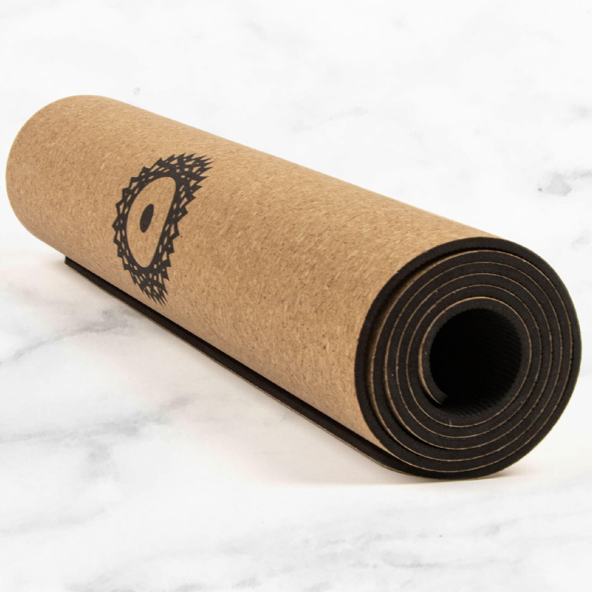 Myga Extra Large Chakra Cork Mat 5/7