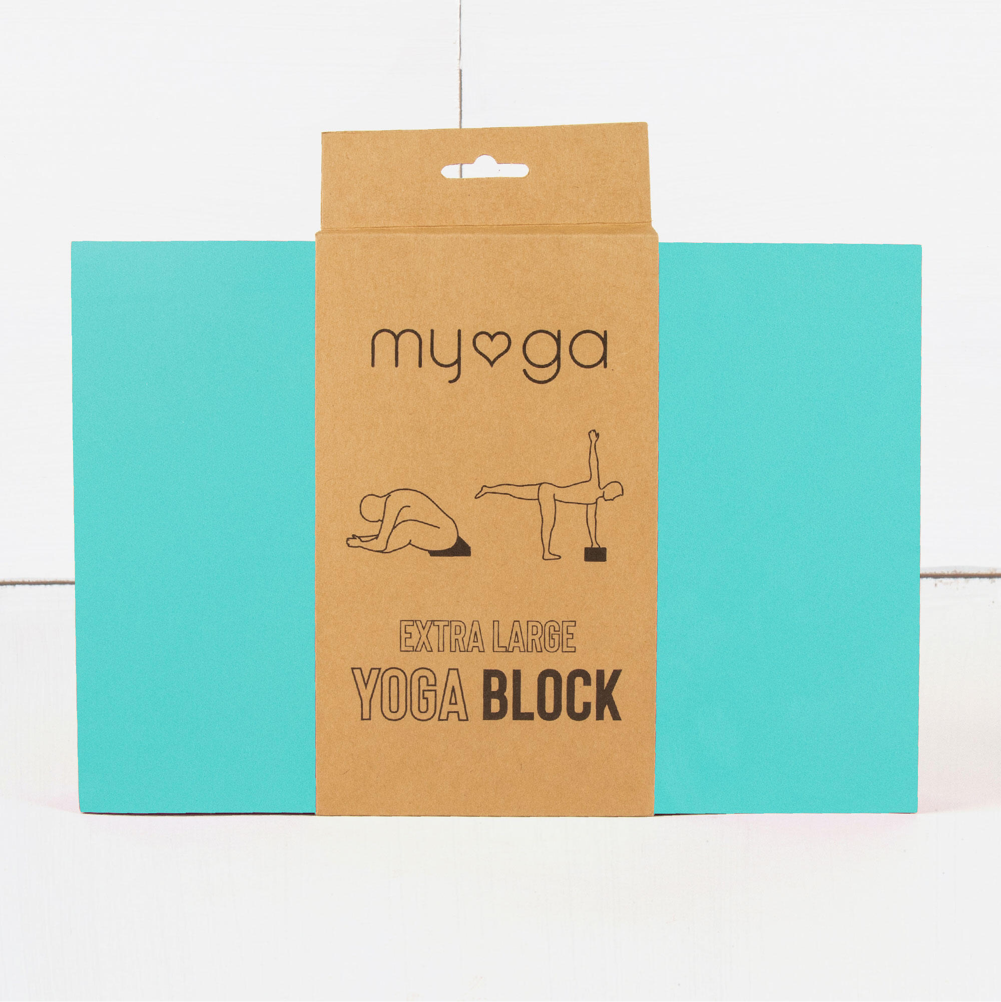 Extra Large Foam Yoga Block - Turquoise 2/7