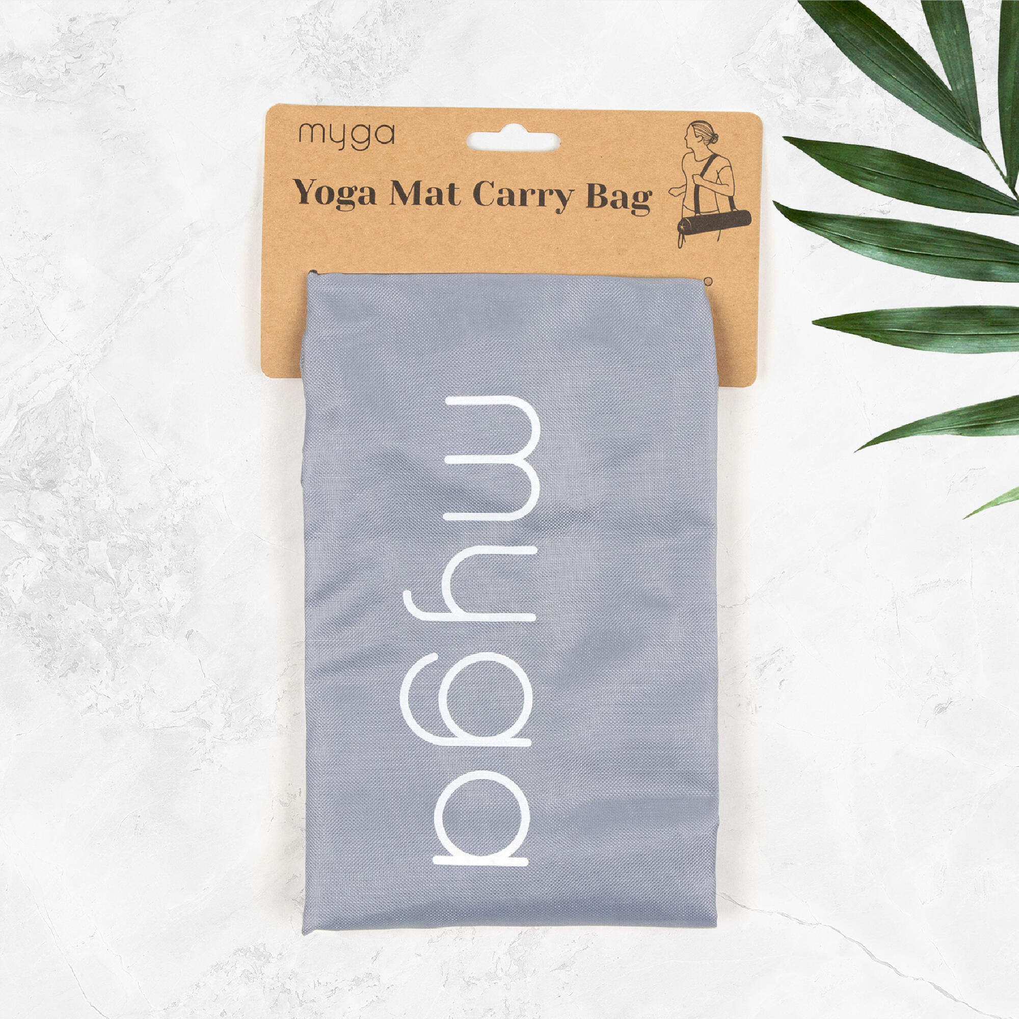 Myga Yoga Mat Carry Bag - Grey 3/7