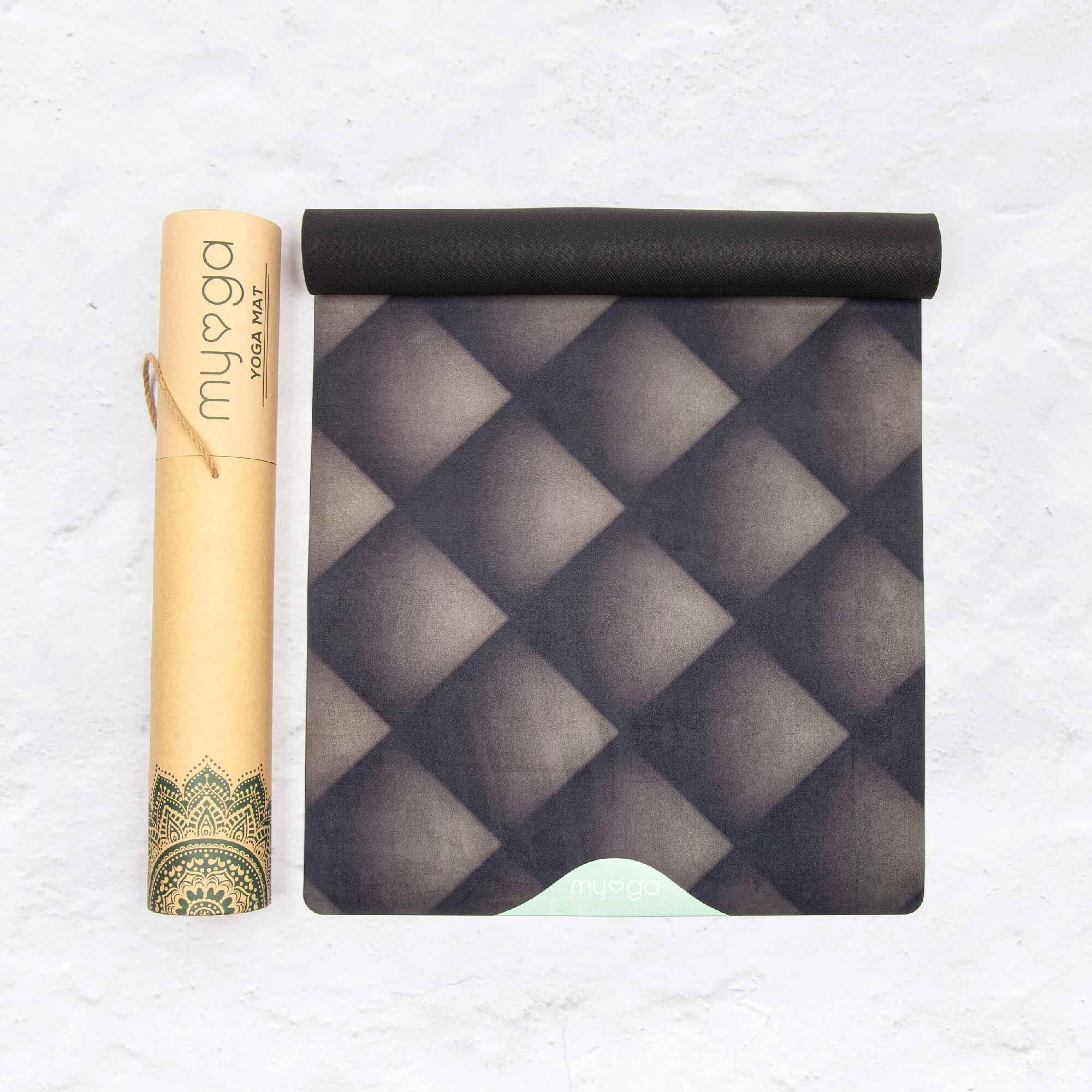 MYGA Myga Black Luxurious Vegan Suede Yoga Mat