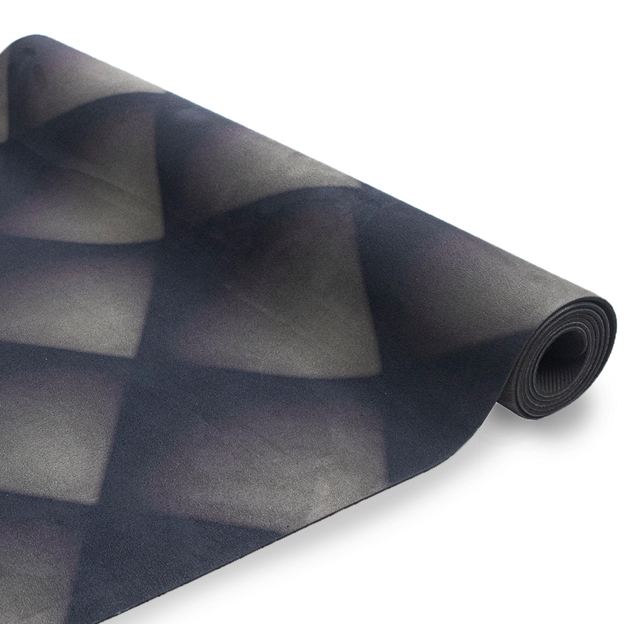 Myga Black Luxurious Vegan Suede Yoga Mat 4/8