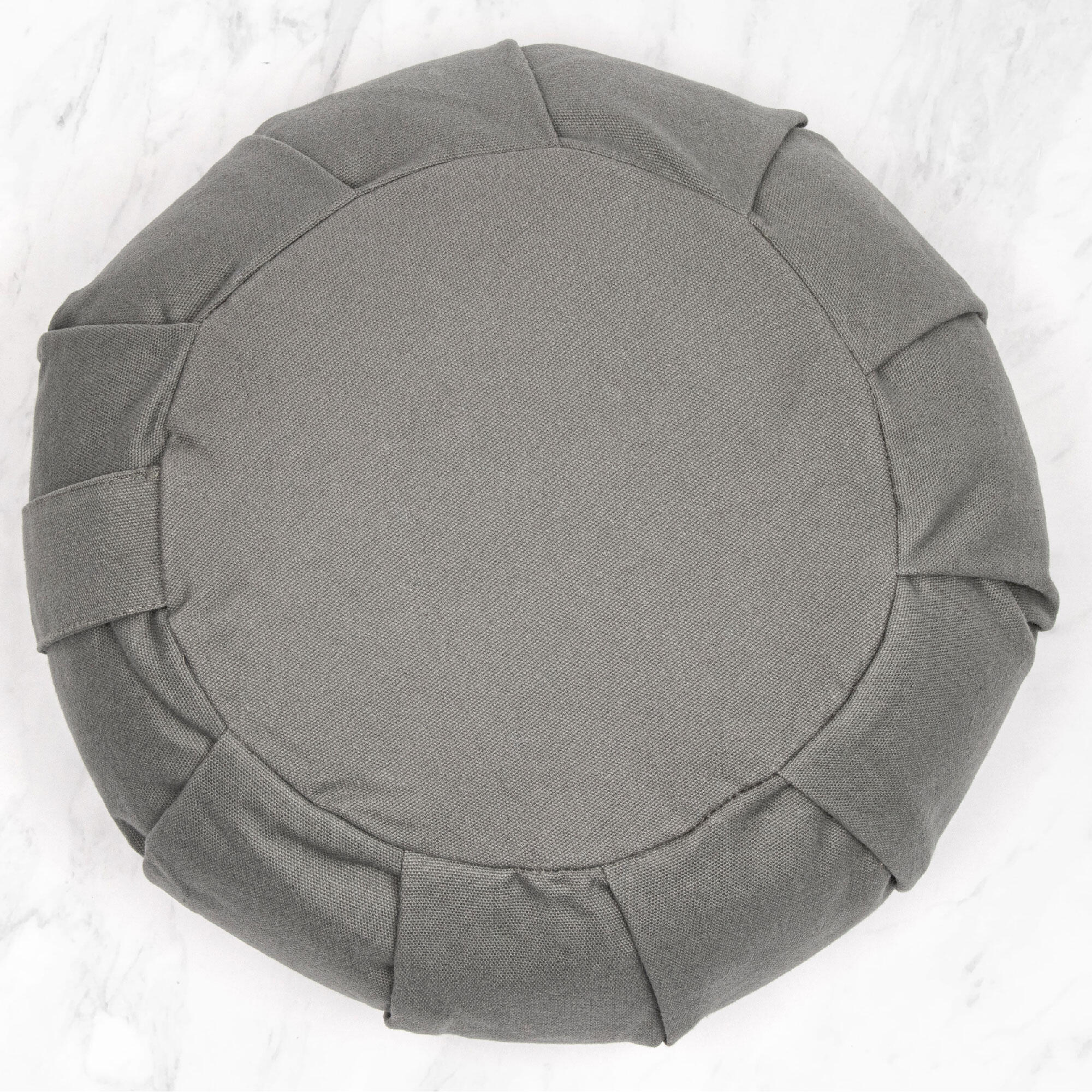 Myga Zafu Meditation Cushion - Grey 2/8