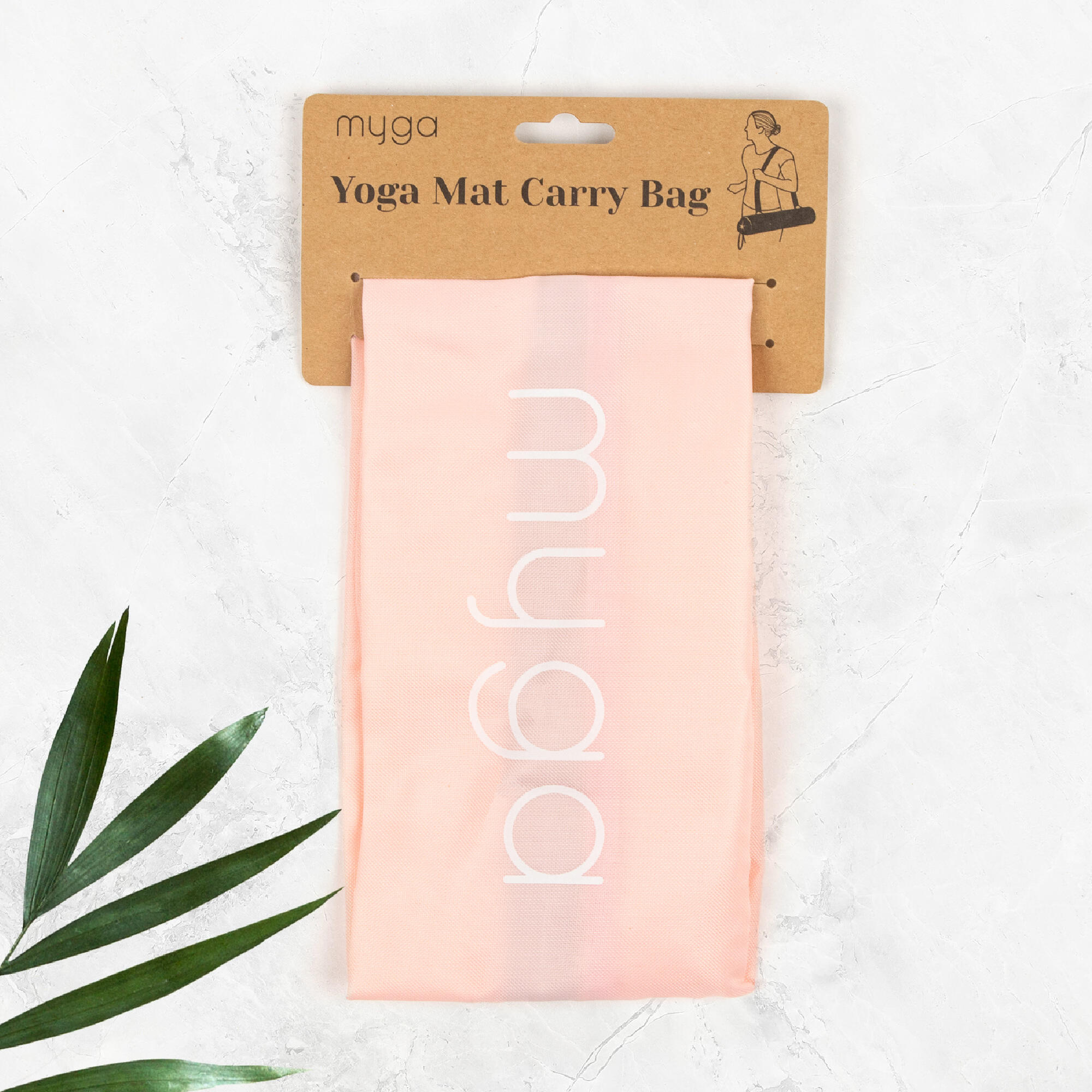 Myga Yoga Mat Carry Bag - Pink 2/7