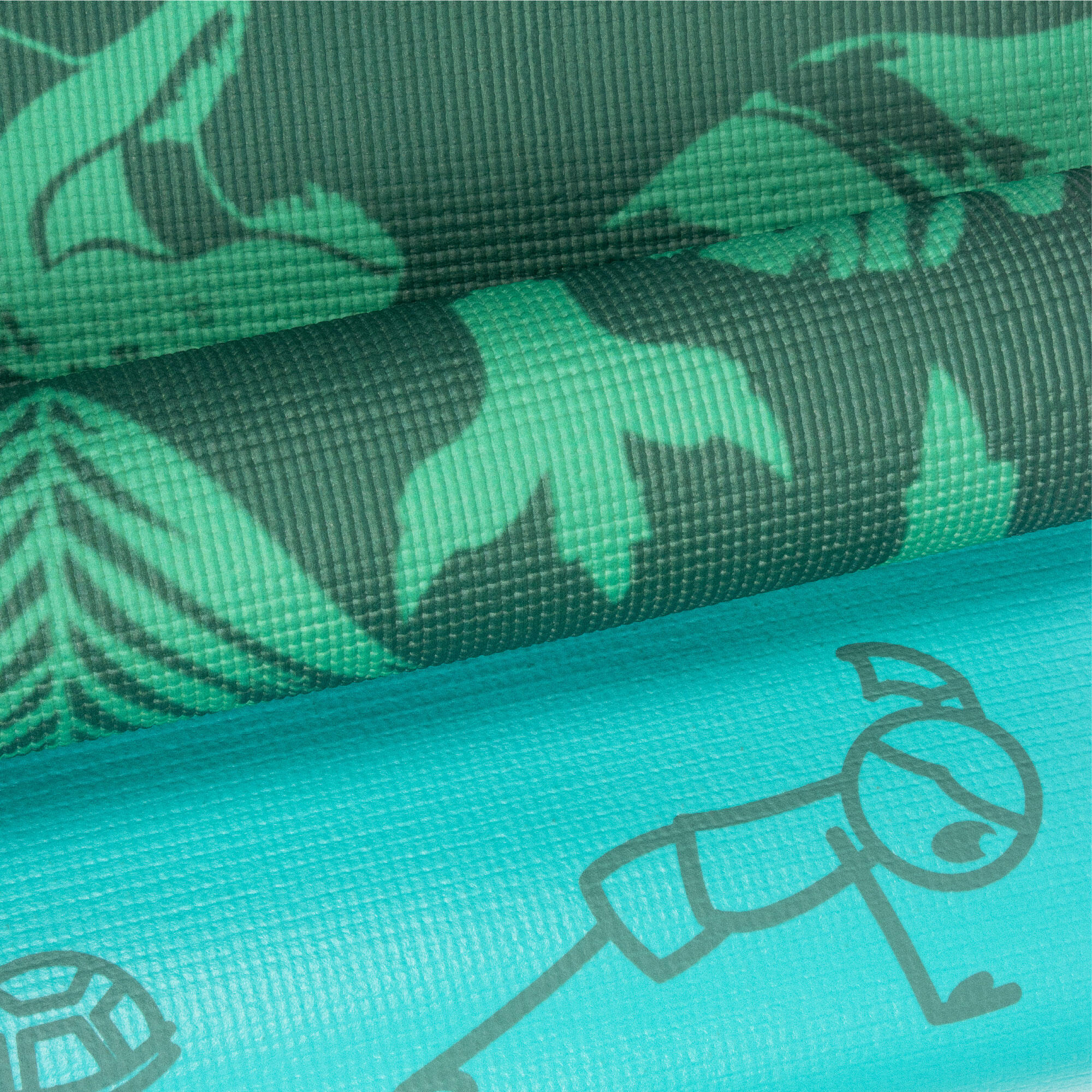 Kinder-Yogamatte Rutschfest Jurassic-Dschungel 7/7