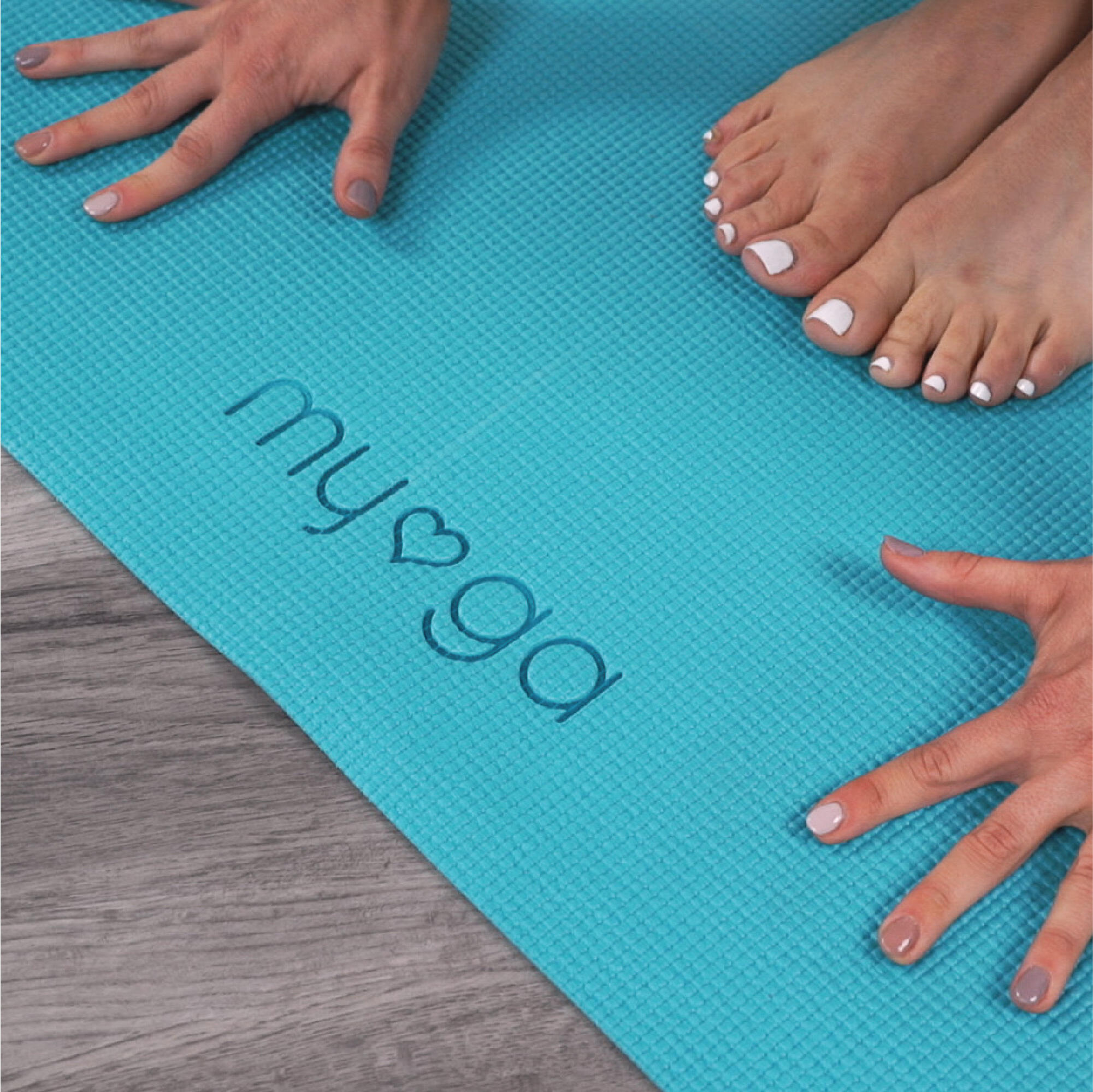 Myga Entry Level Yoga Mat - Turquoise 4/8