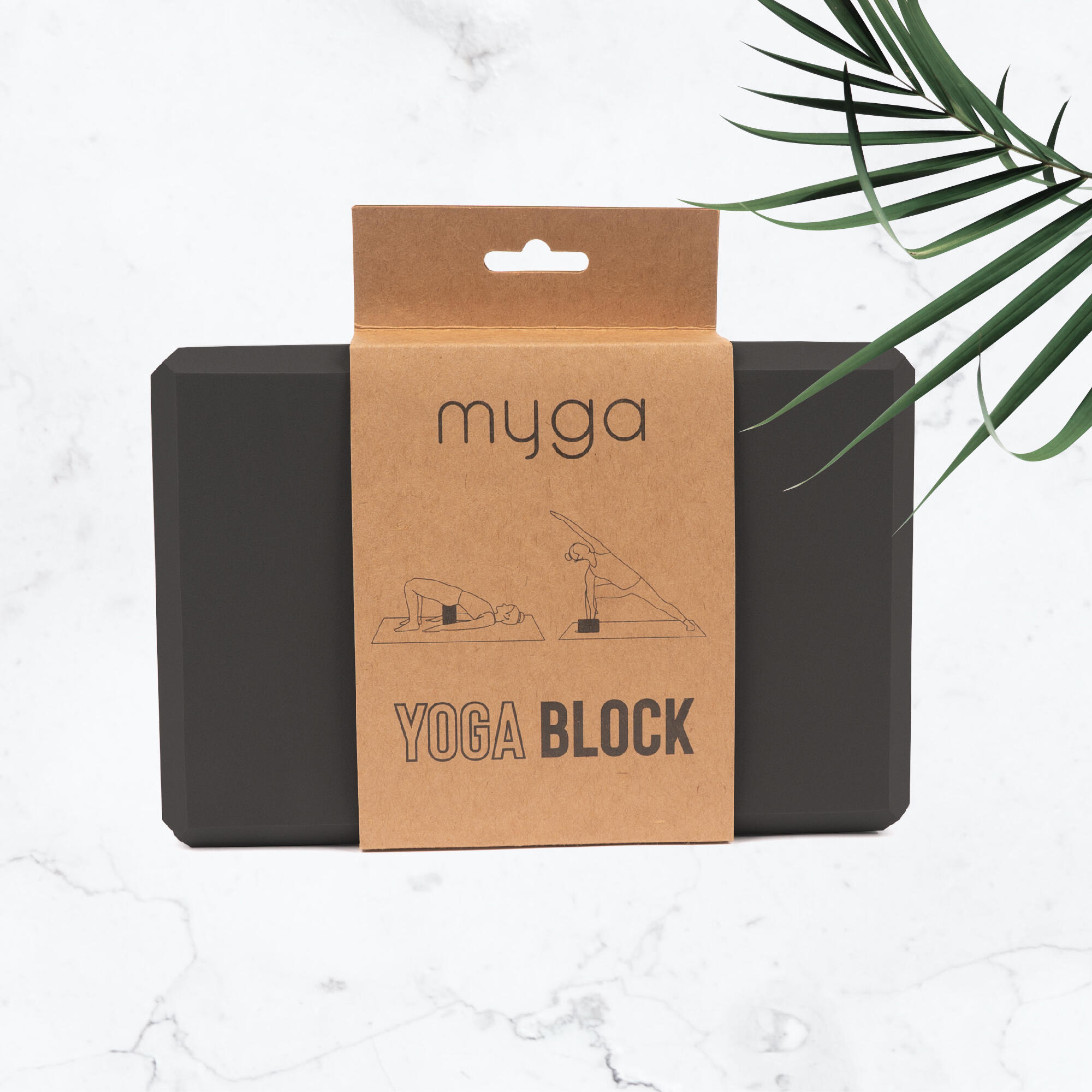 Yogablok - Zwart 2/7