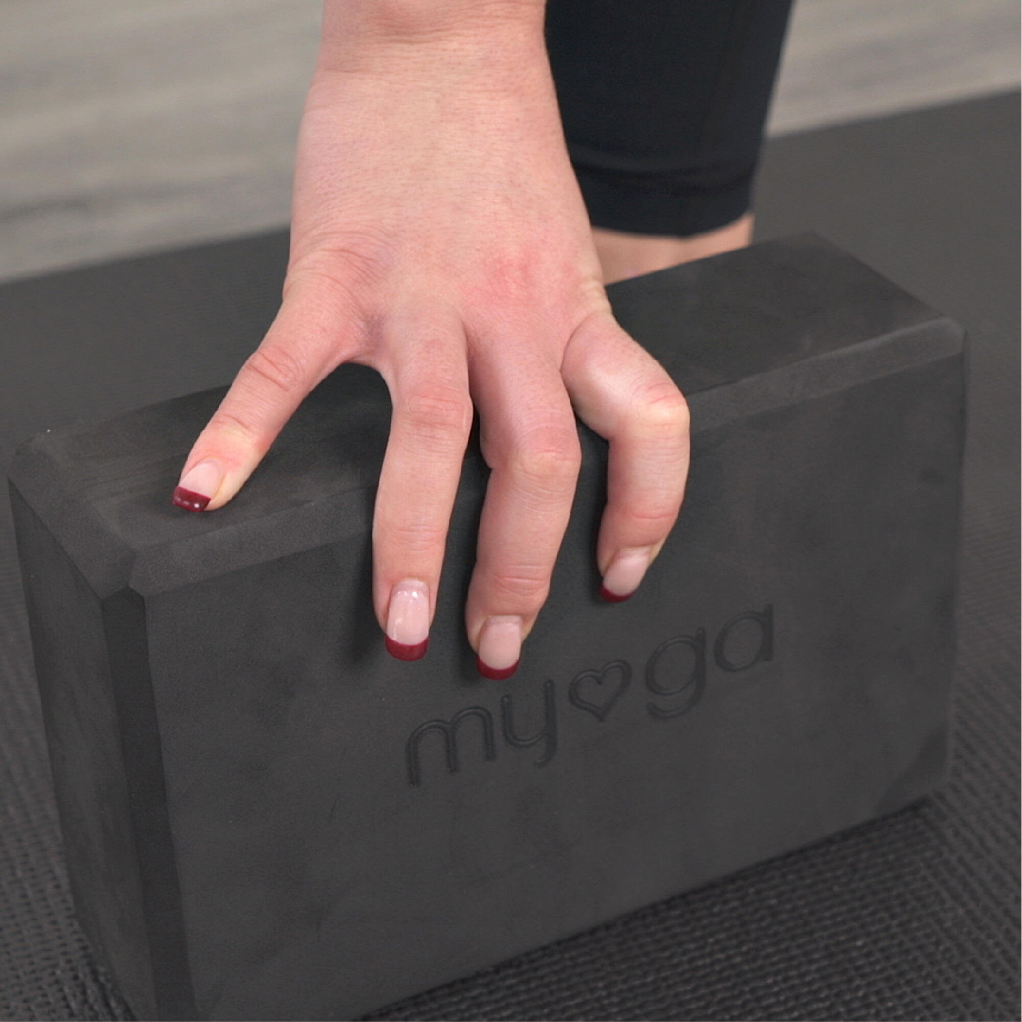 Yogablok - Zwart 5/7