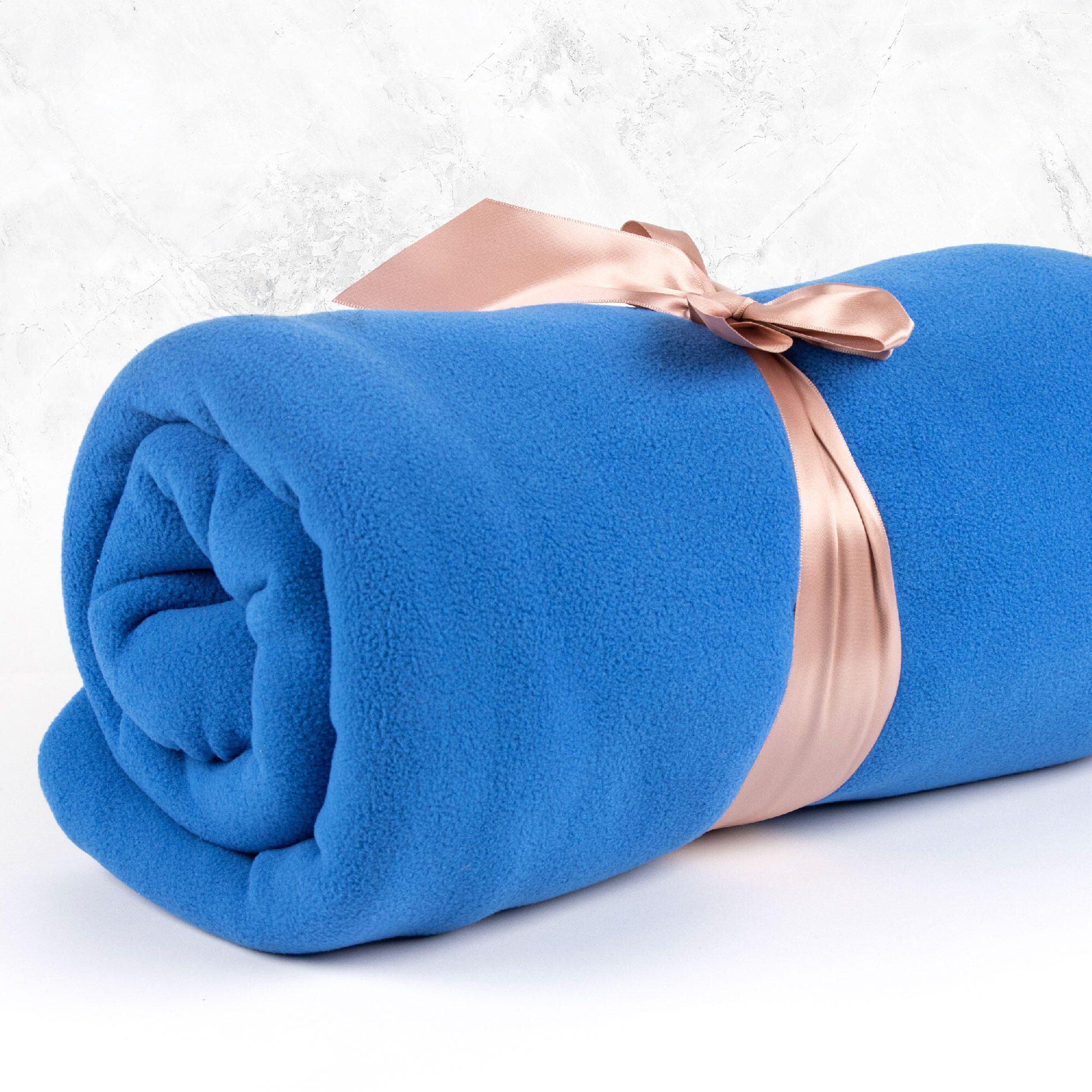 Koc do jogi myga Fleece - niebieski 2/7