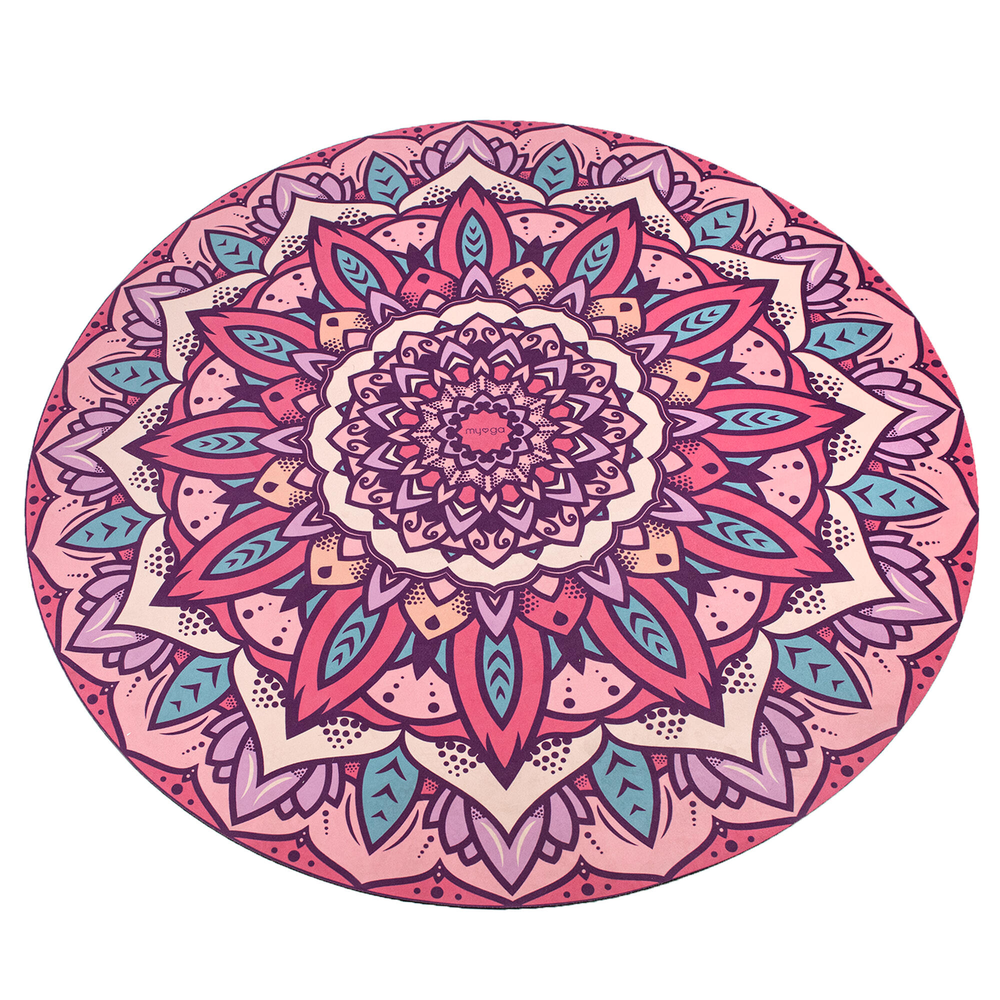 MYGA Myga Round Mandala Yoga Mat - 139cm Diameter