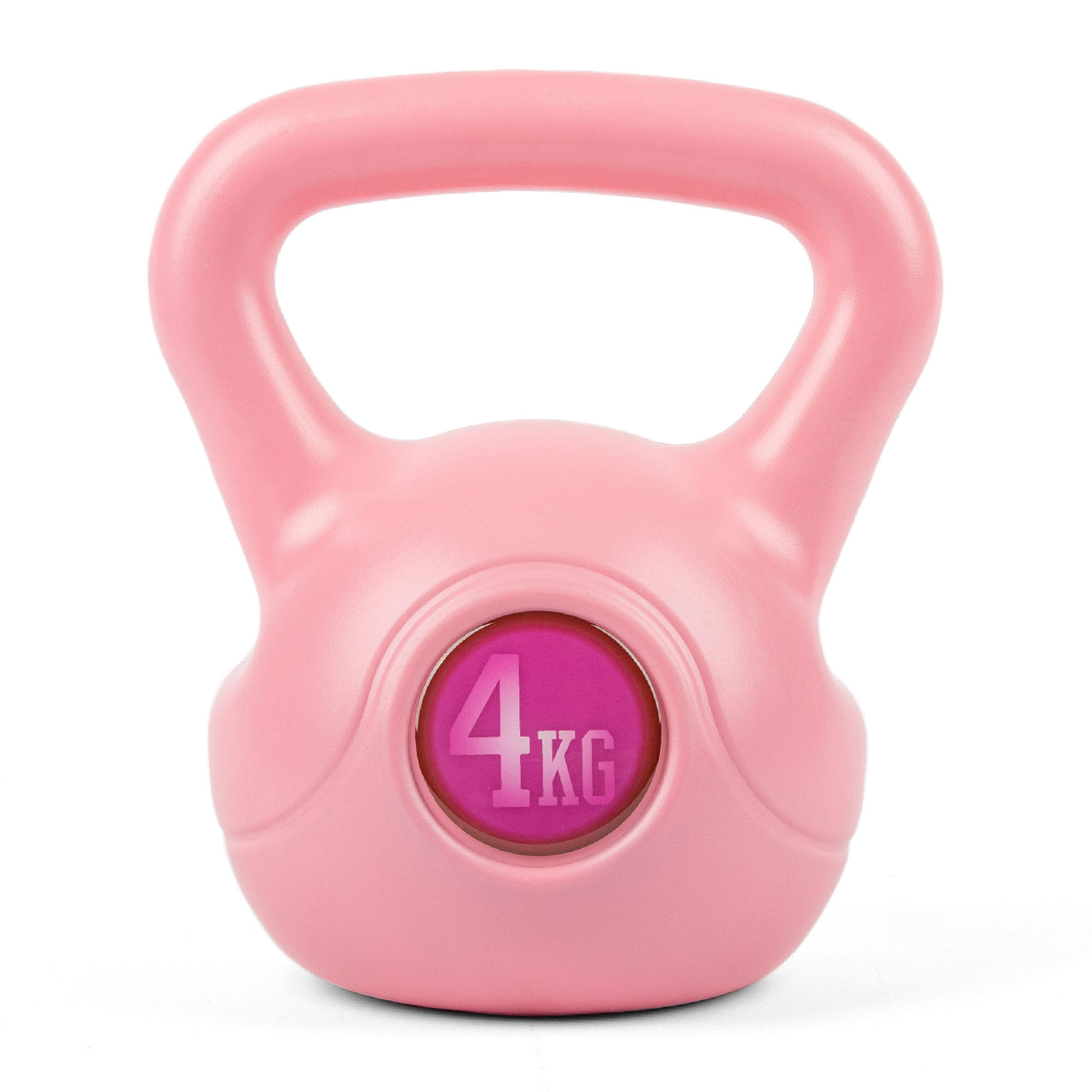 PHOENIX FITNESS Phoenix PINK VINYL KETTLEBELL - 4KG