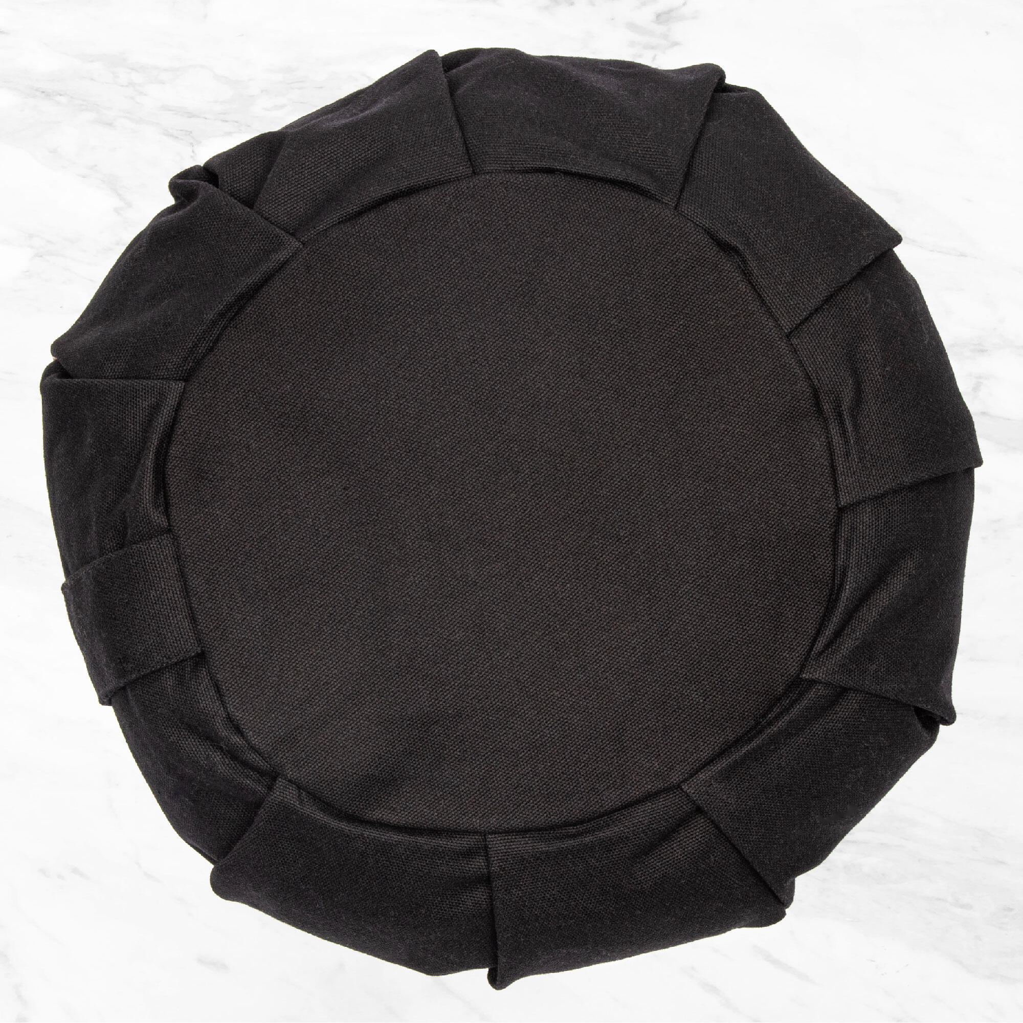 Myga Zafu Meditation Cushion - Black 2/8