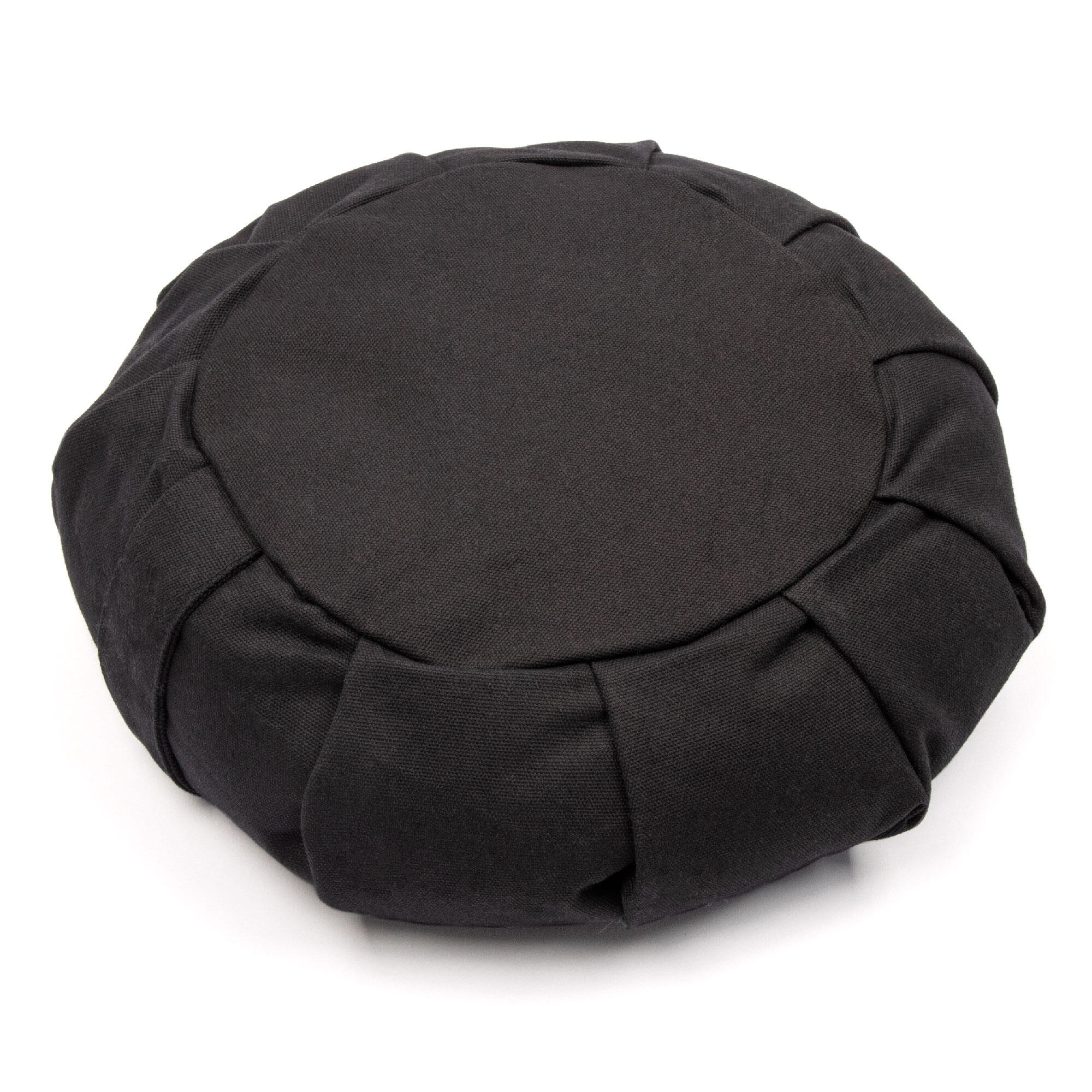 Myga Zafu Meditation Cushion - Black 1/8