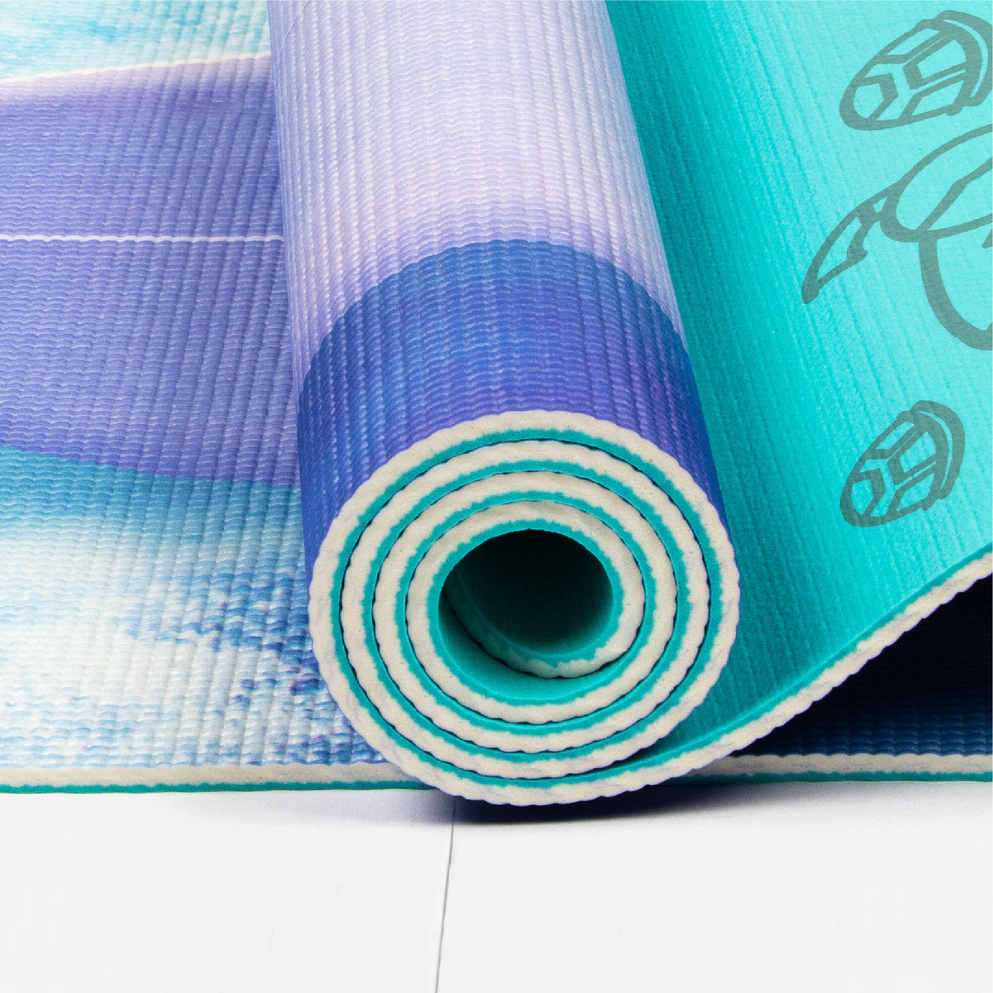 Myga Wave Rider Kids Yoga Mat 5/8