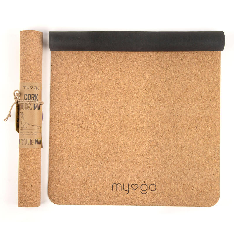 Myga Cork/Rubber Yoga Mat MYGA Decathlon
