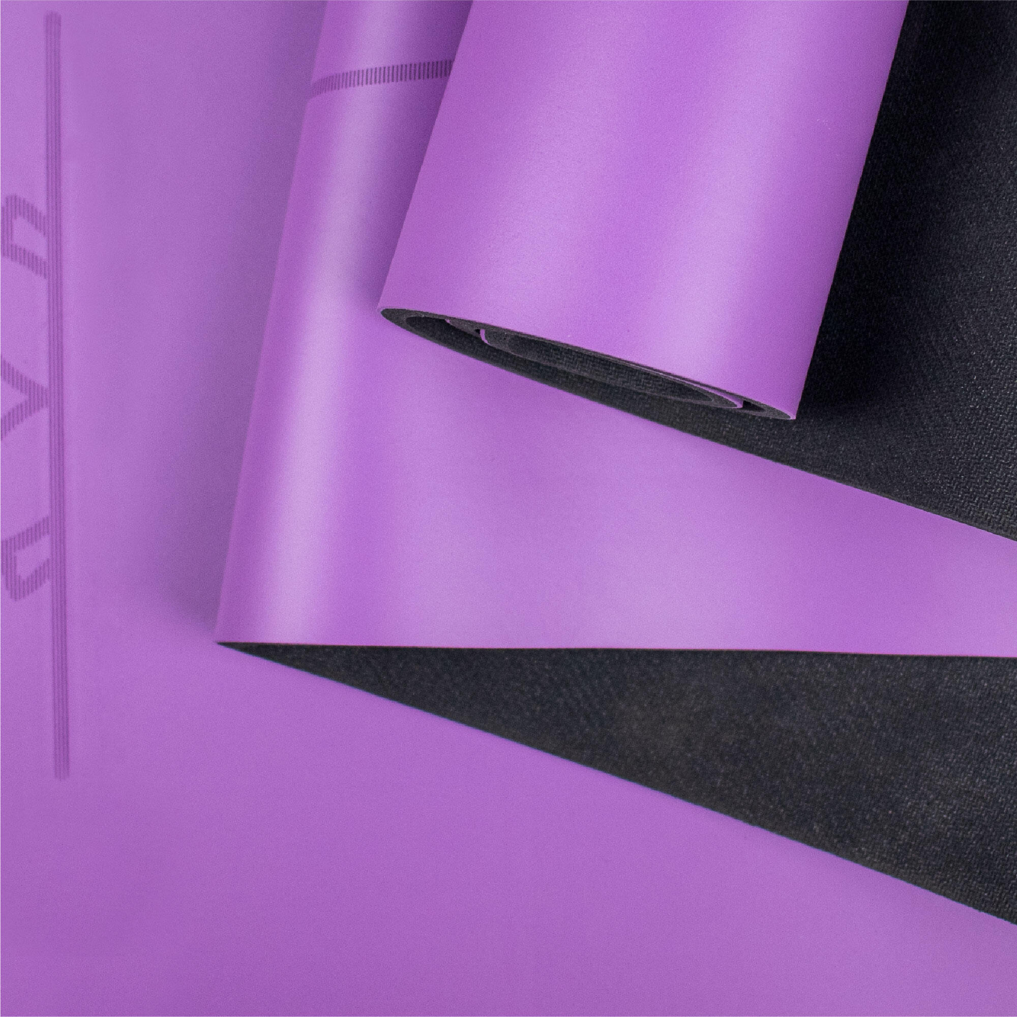Myga Extra Large Purple Alignment Yoga Mat 7/8