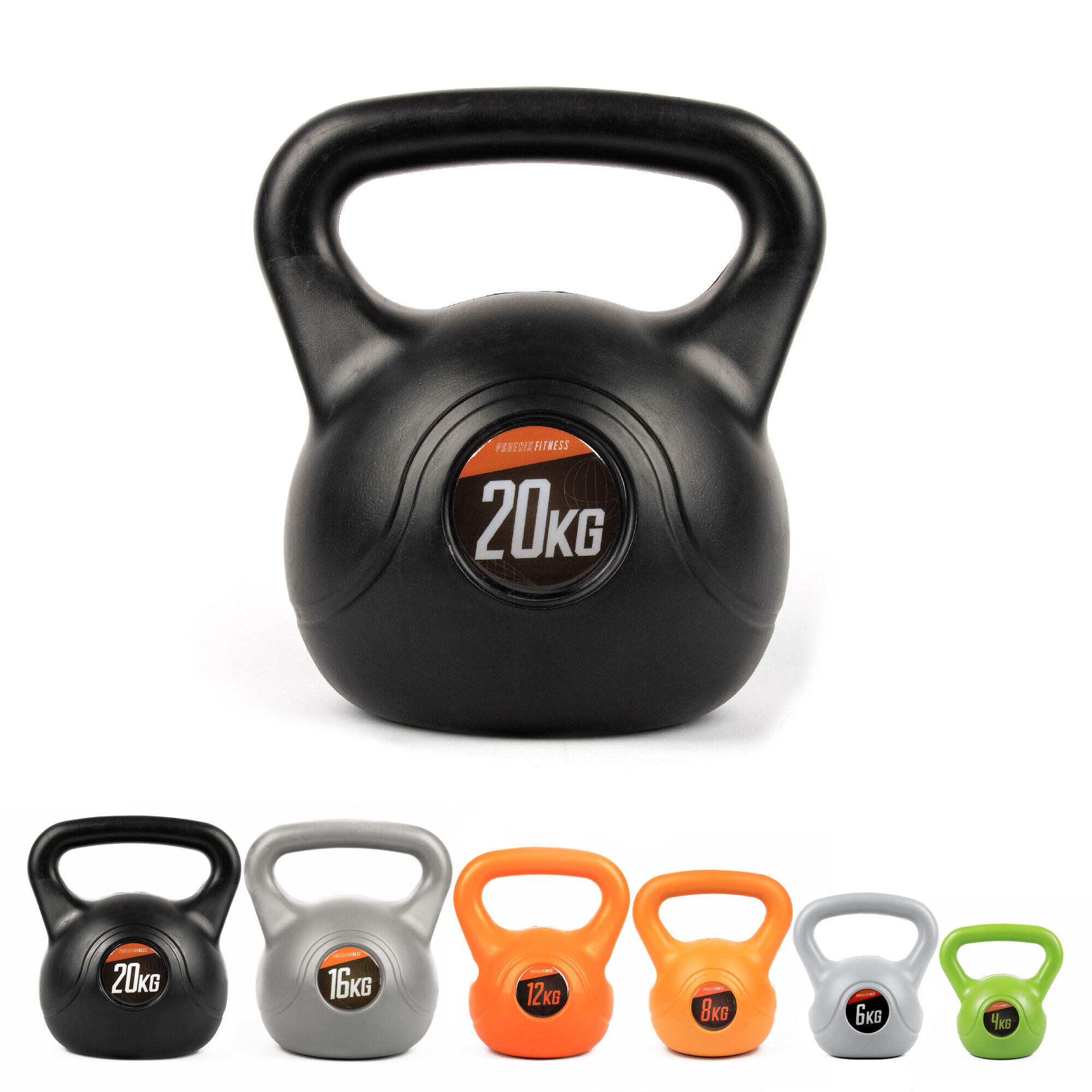 PHOENIX FITNESS Phoenix VINYL KETTLEBELL - 20KG