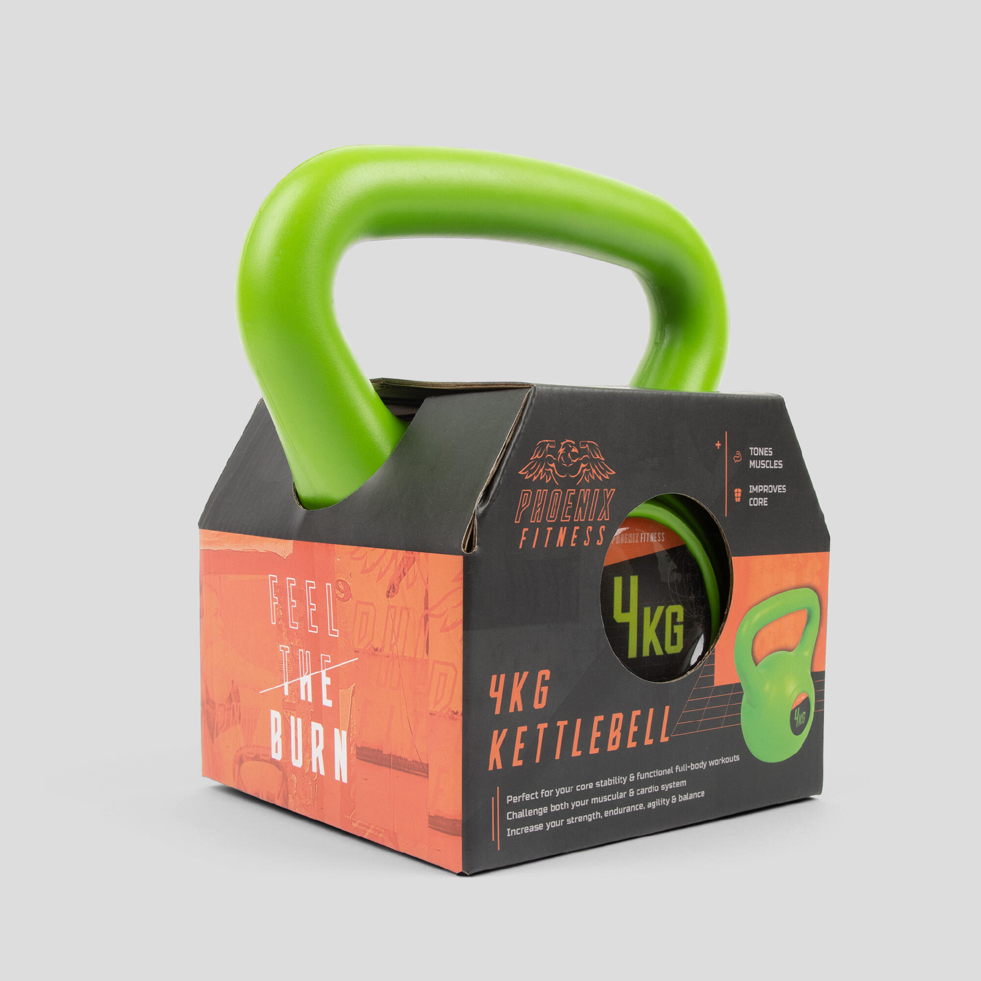 Phoenix Vinyl Kettlebell - 4kg 4/7