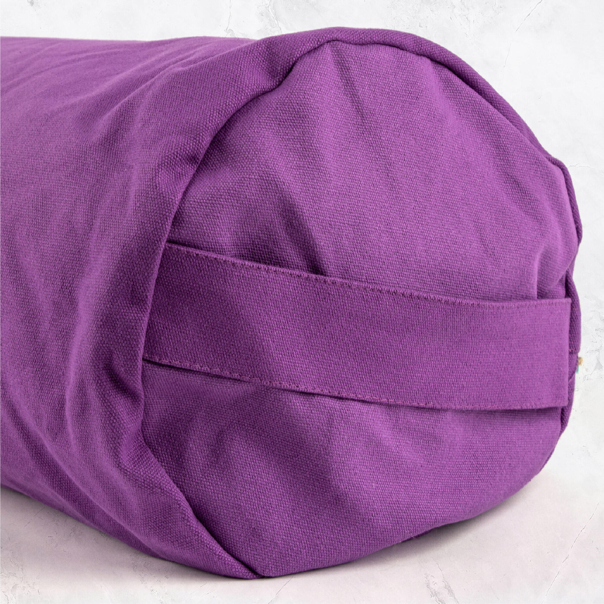 Myga Buckwheat Support Bolster Pillow - Plum 4/8