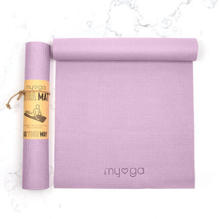 Yogamatte - Rosa - Rutschfeste Übungsmatte für Yoga & Fitness